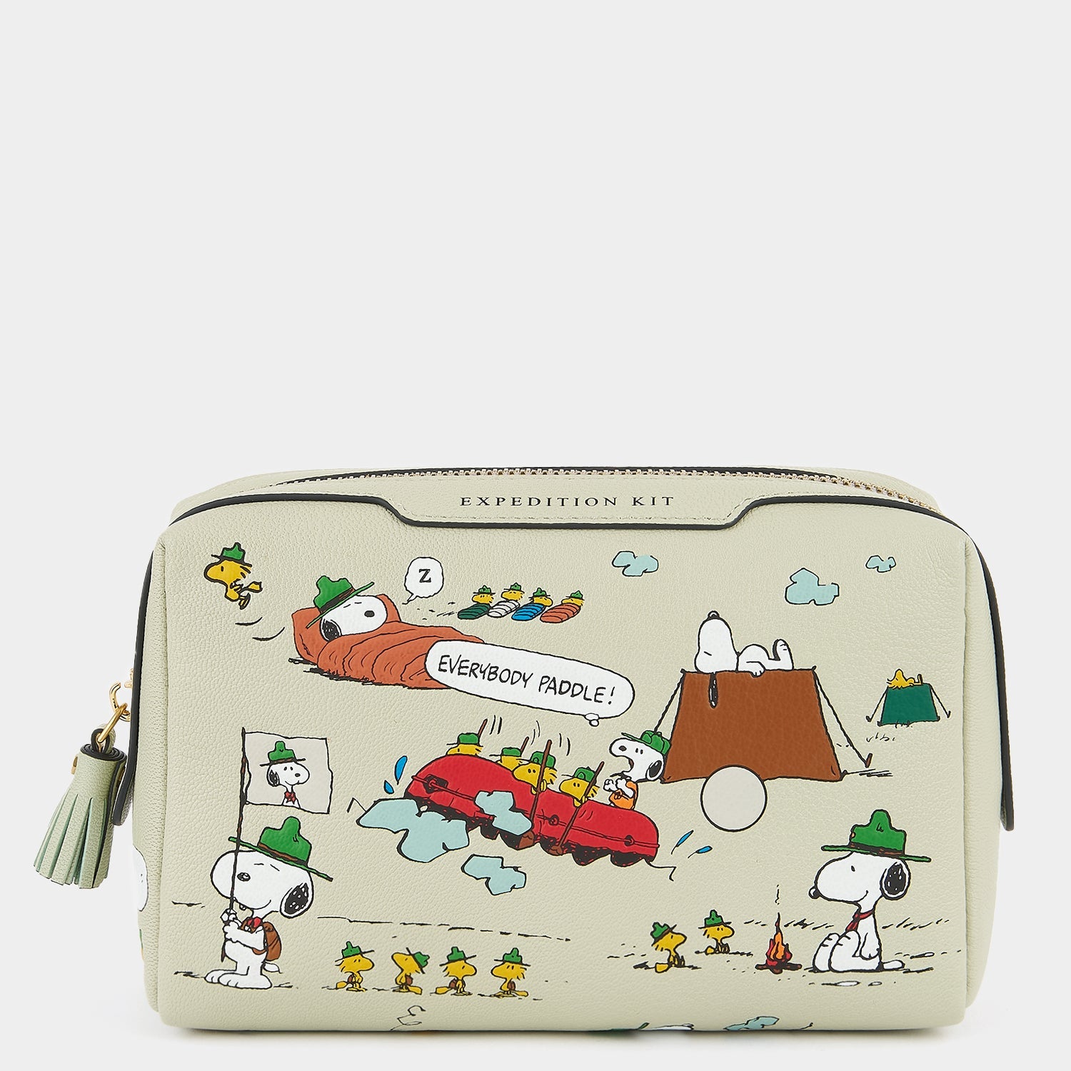 Peanuts Snoopy Expedition Kit -

          
            Capra Leather in Eau De Nil Green -
          

          Anya Hindmarch US
