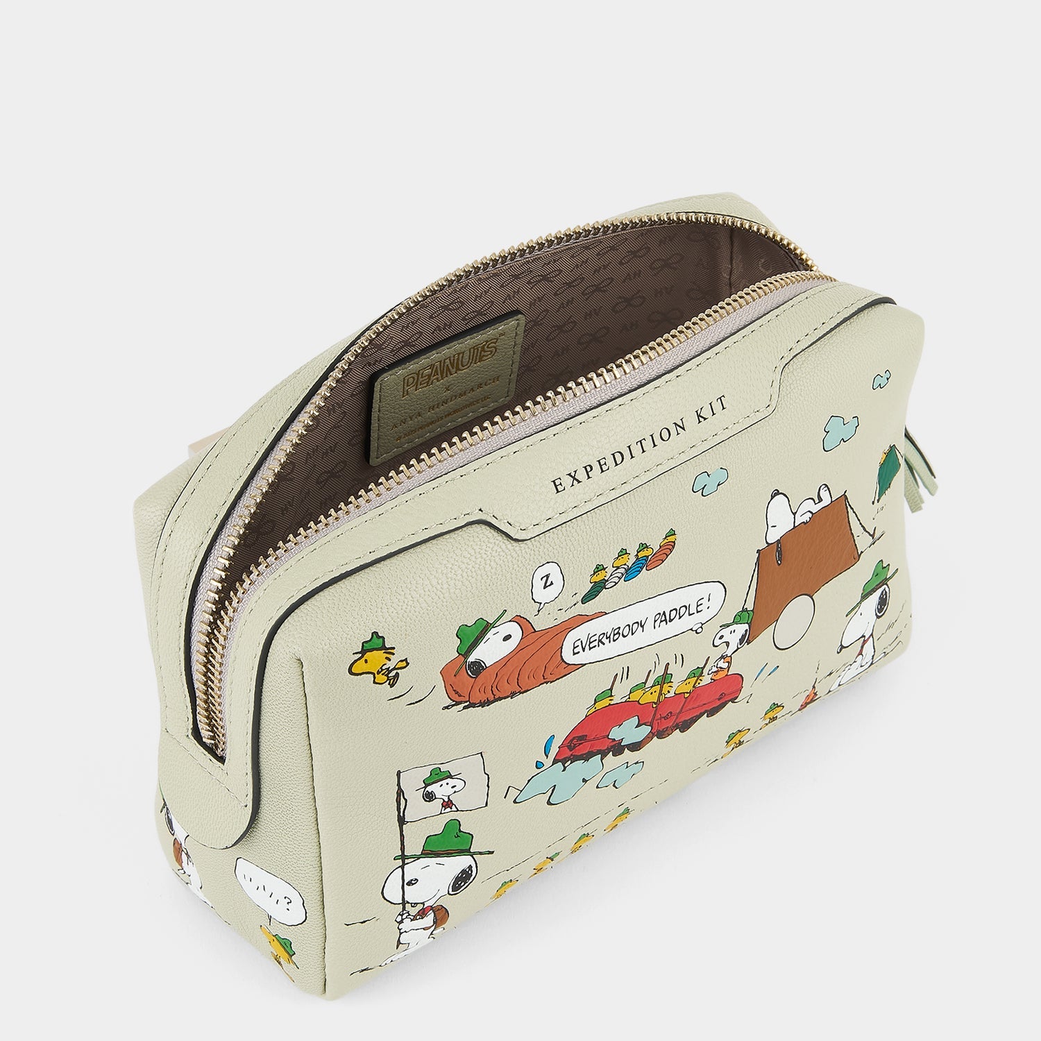 Peanuts Snoopy Expedition Kit -

          
            Capra Leather in Eau De Nil Green -
          

          Anya Hindmarch US
