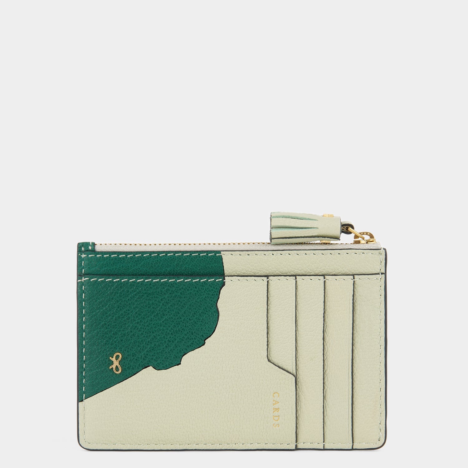 Peanuts Snoopy Zip Card Case -

          
            Capra Leather in Eau De Nil Green -
          

          Anya Hindmarch US
