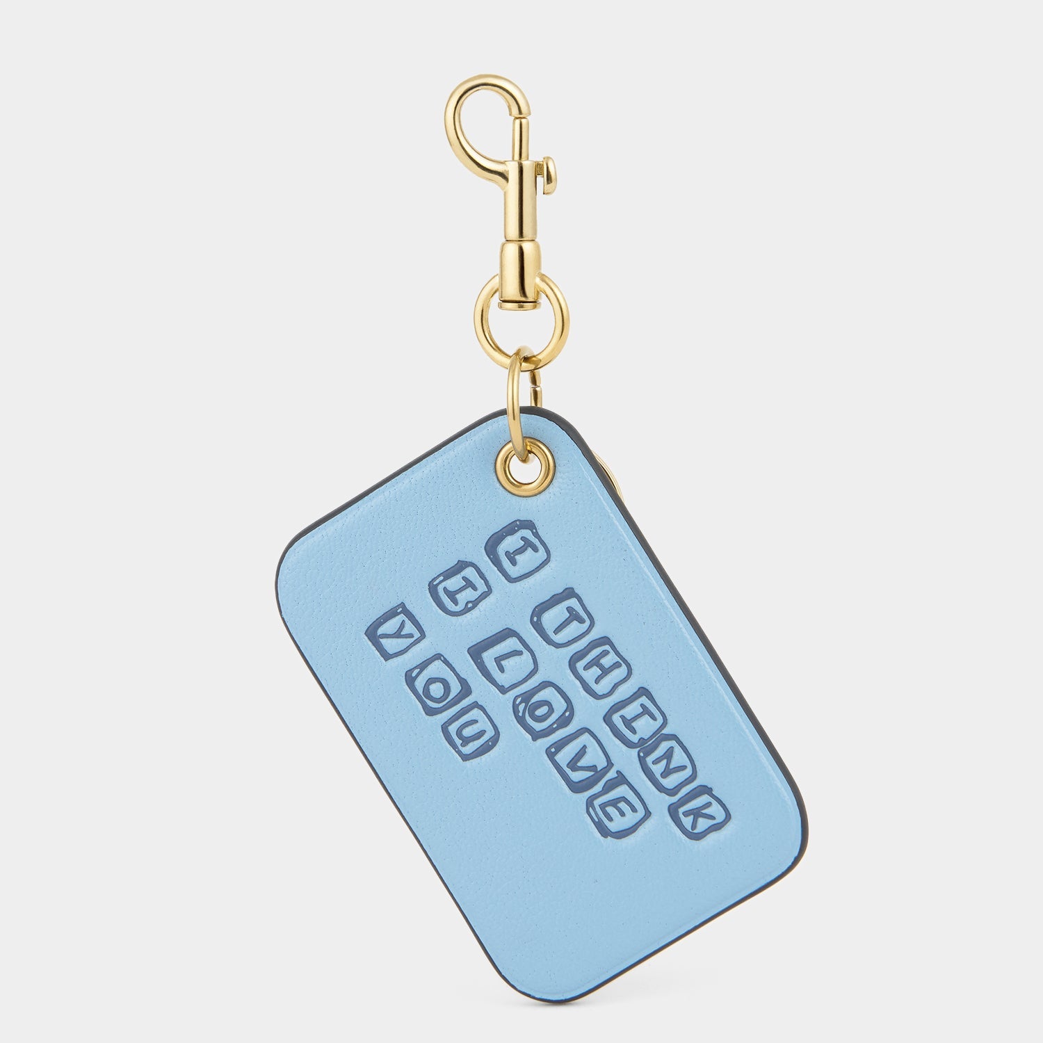 Scribble Charm -

          
            Calf Leather in School Blue -
          

          Anya Hindmarch US
