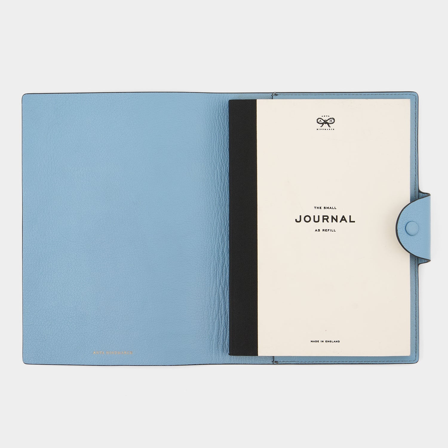 Scribble A5 Journal -

          
            Calf Leather in School Blue -
          

          Anya Hindmarch US

