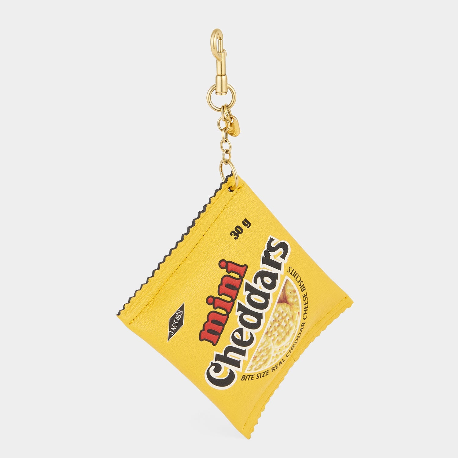 Anya Brands Jacob's Mini Cheddars Earphone Case Charm -

          
            Calf Leather in Lemon Curd Yellow -
          

          Anya Hindmarch US
