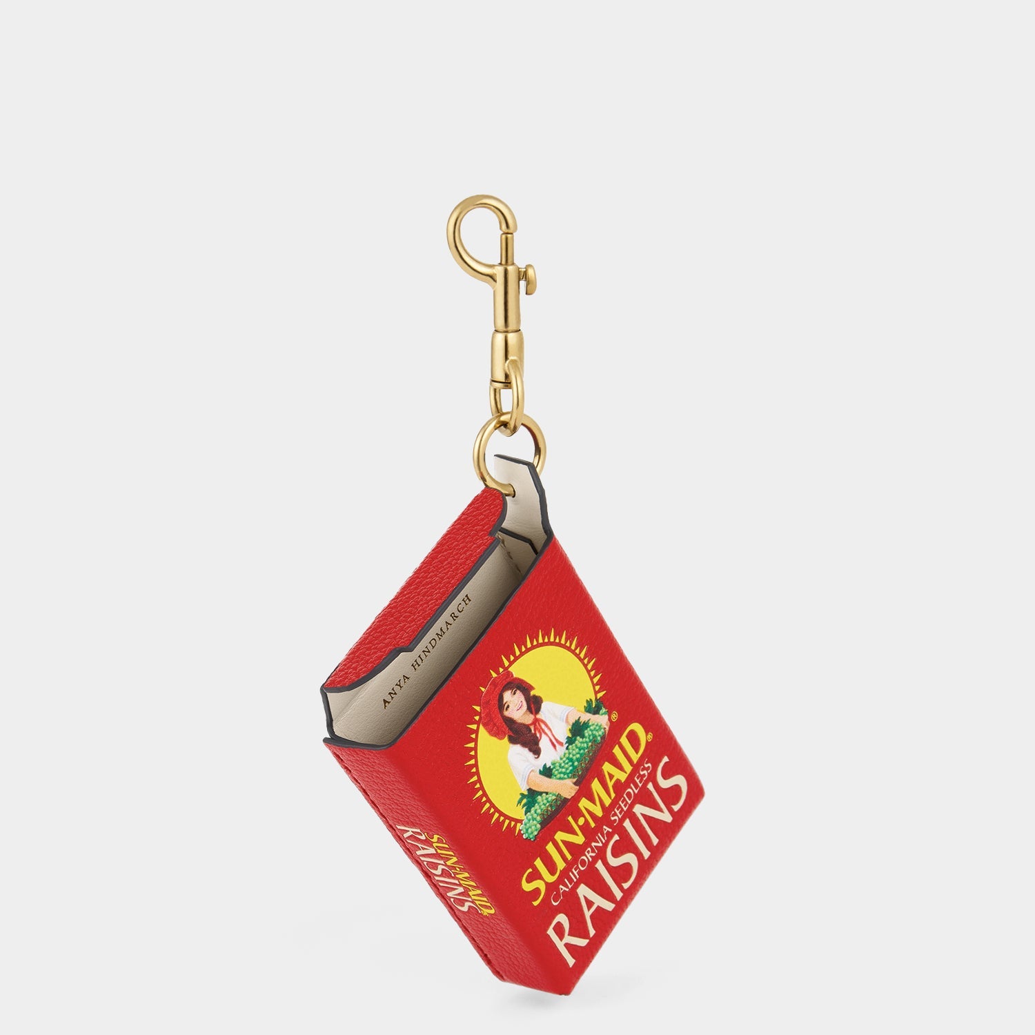 Anya Brands Sun-Maid Charm -

          
            Calf Leather in Bright Red -
          

          Anya Hindmarch US
