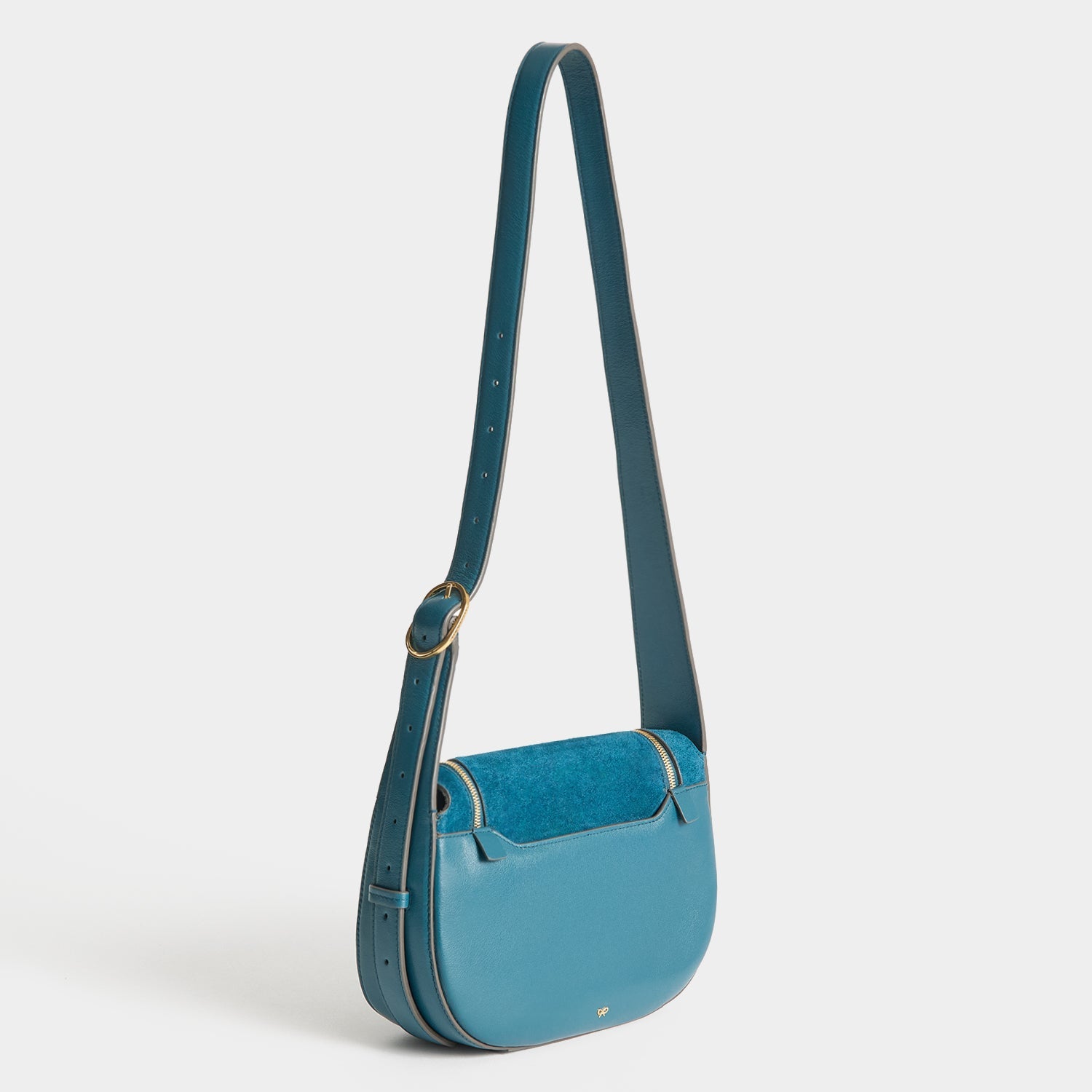 Vere Cross-body -

          
            Suede Leather/Calf Leather in Dark Petrol Blue -
          

          Anya Hindmarch US
