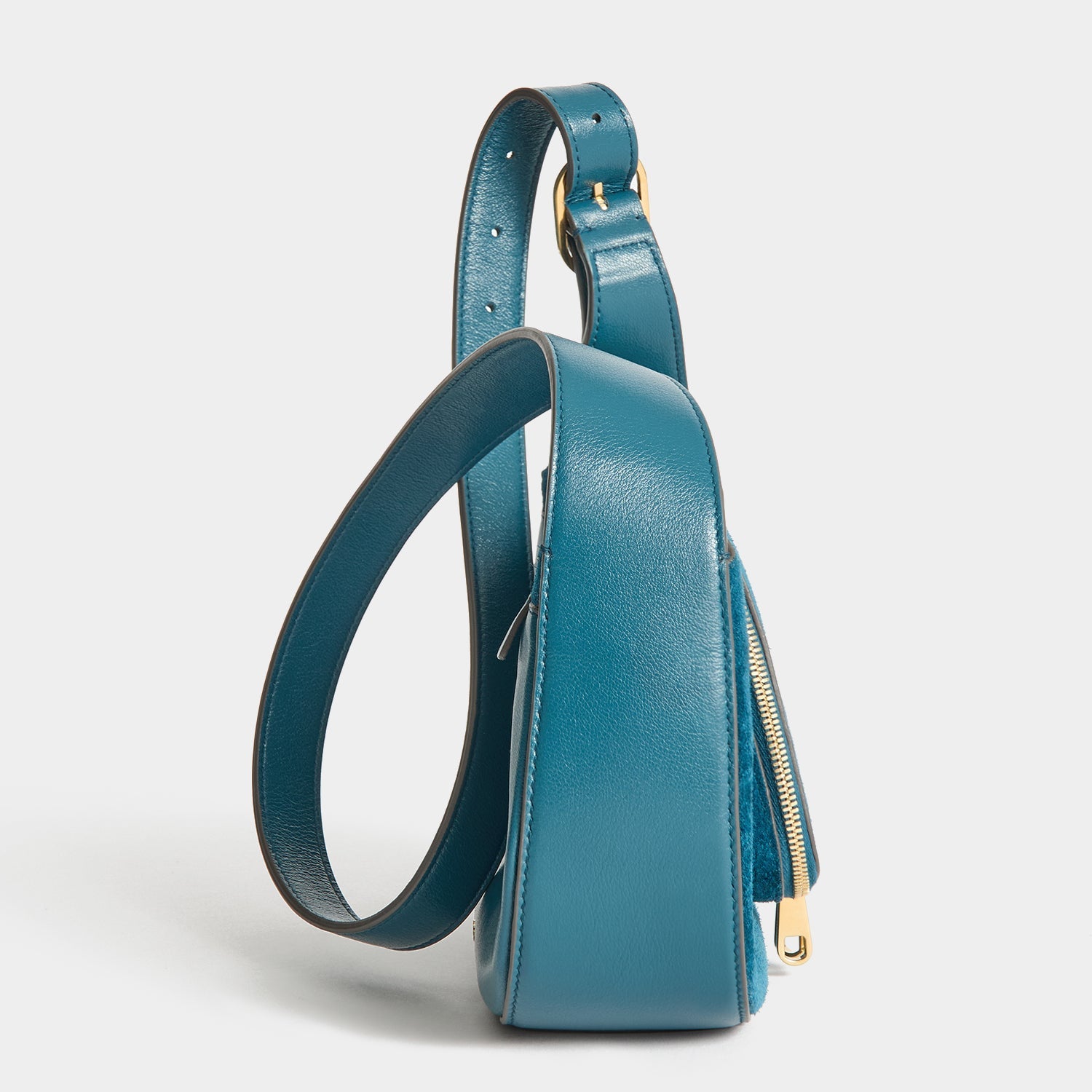 Vere Cross-body -

          
            Suede Leather/Calf Leather in Dark Petrol Blue -
          

          Anya Hindmarch US
