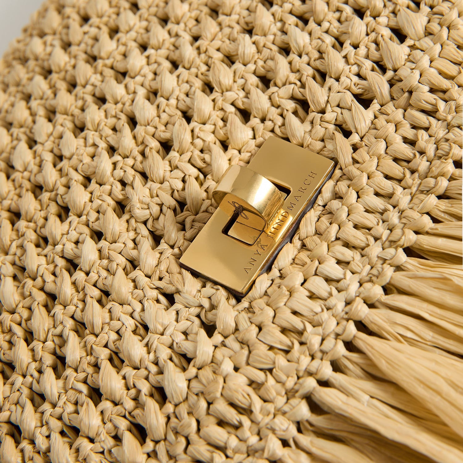 Raffia Oversized Clutch | Anya Hindmarch US