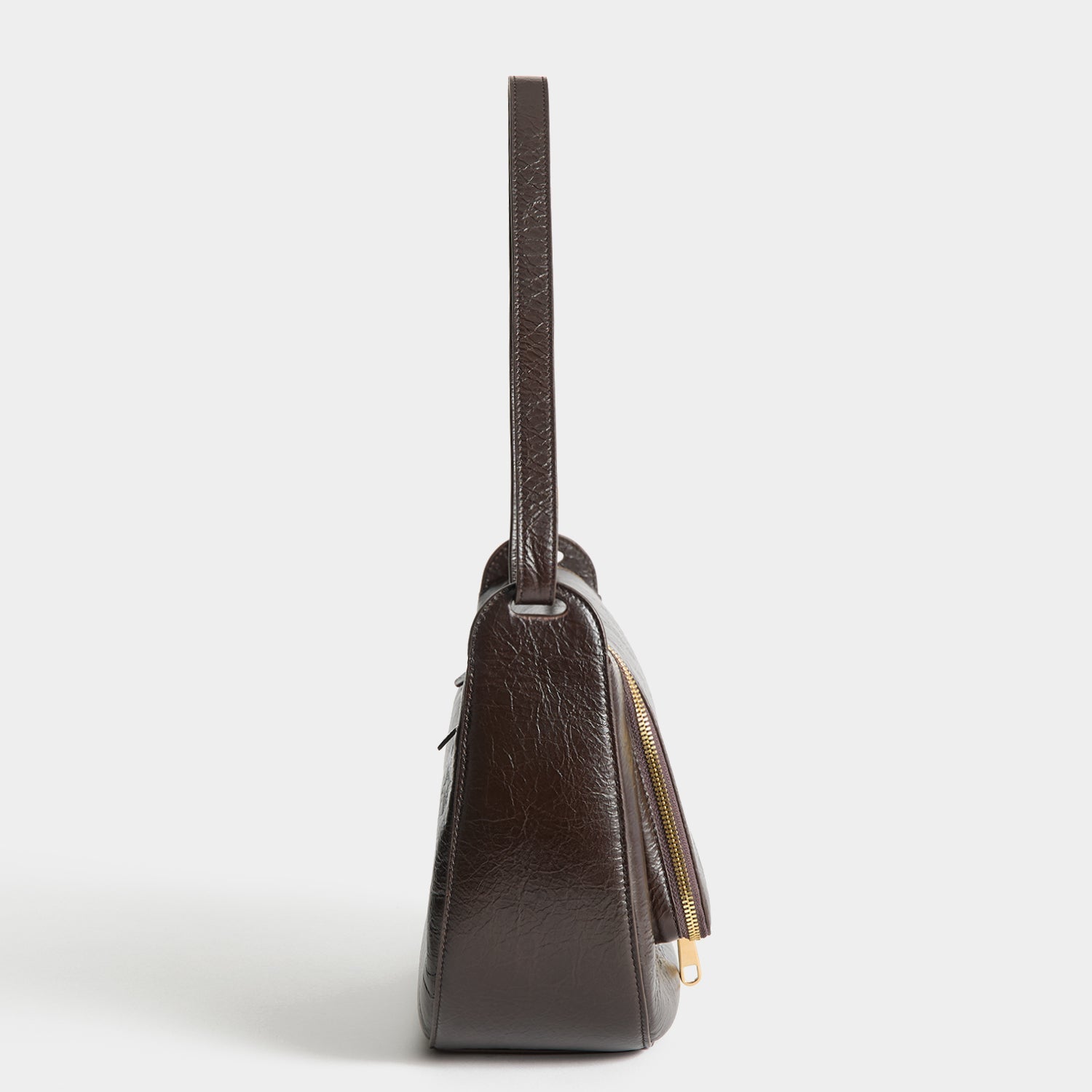 Vere Two-Way Shoulder Bag -

          
            Calf leather in Chocolate brown -
          

          Anya Hindmarch US
