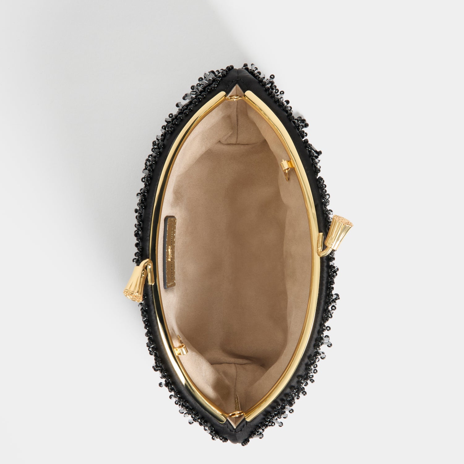 Embellished Eyes Clutch -

          
            Beads in Black -
          

          Anya Hindmarch US
