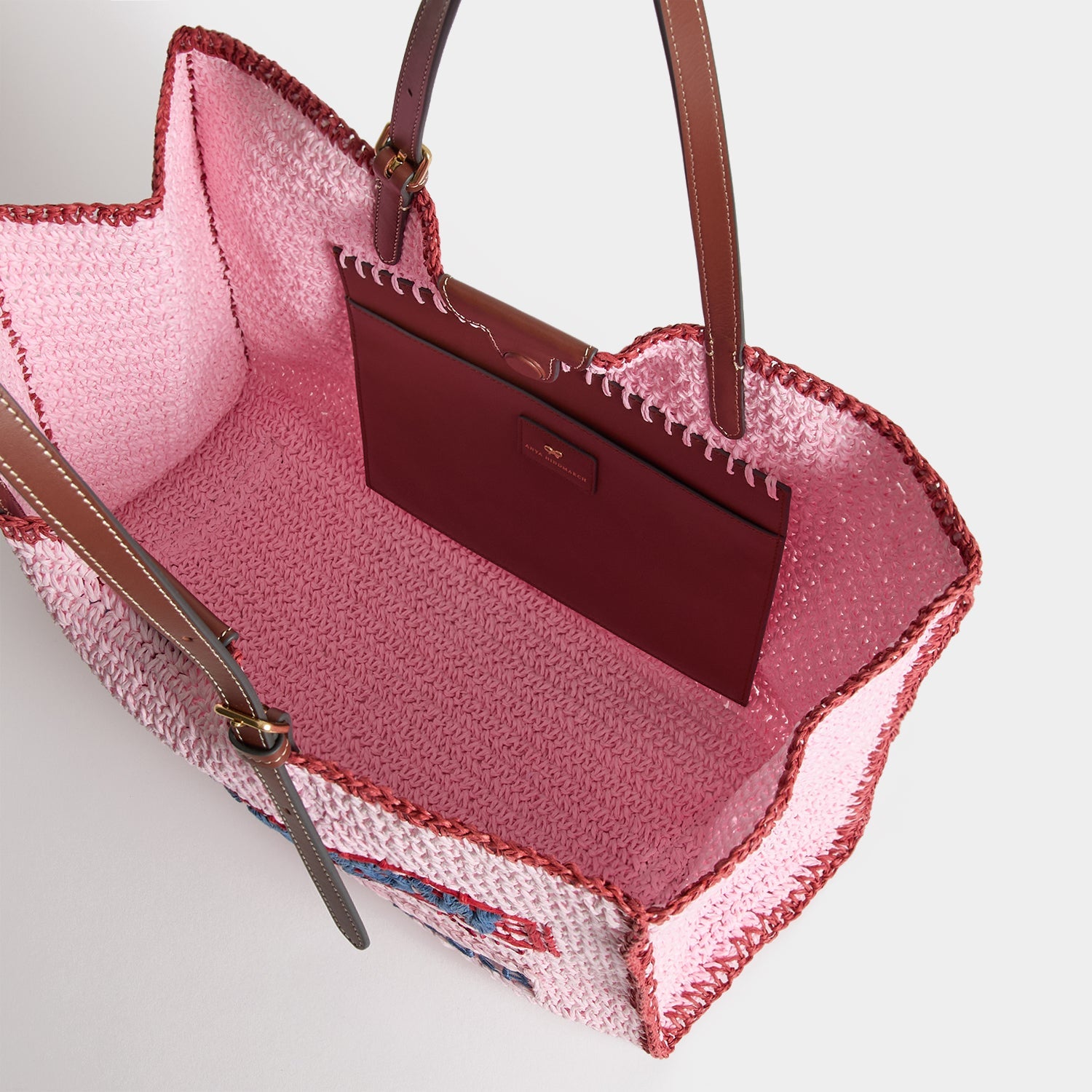 Anya Brands Sweet'N Low Raffia E/W Tote | Anya Hindmarch US