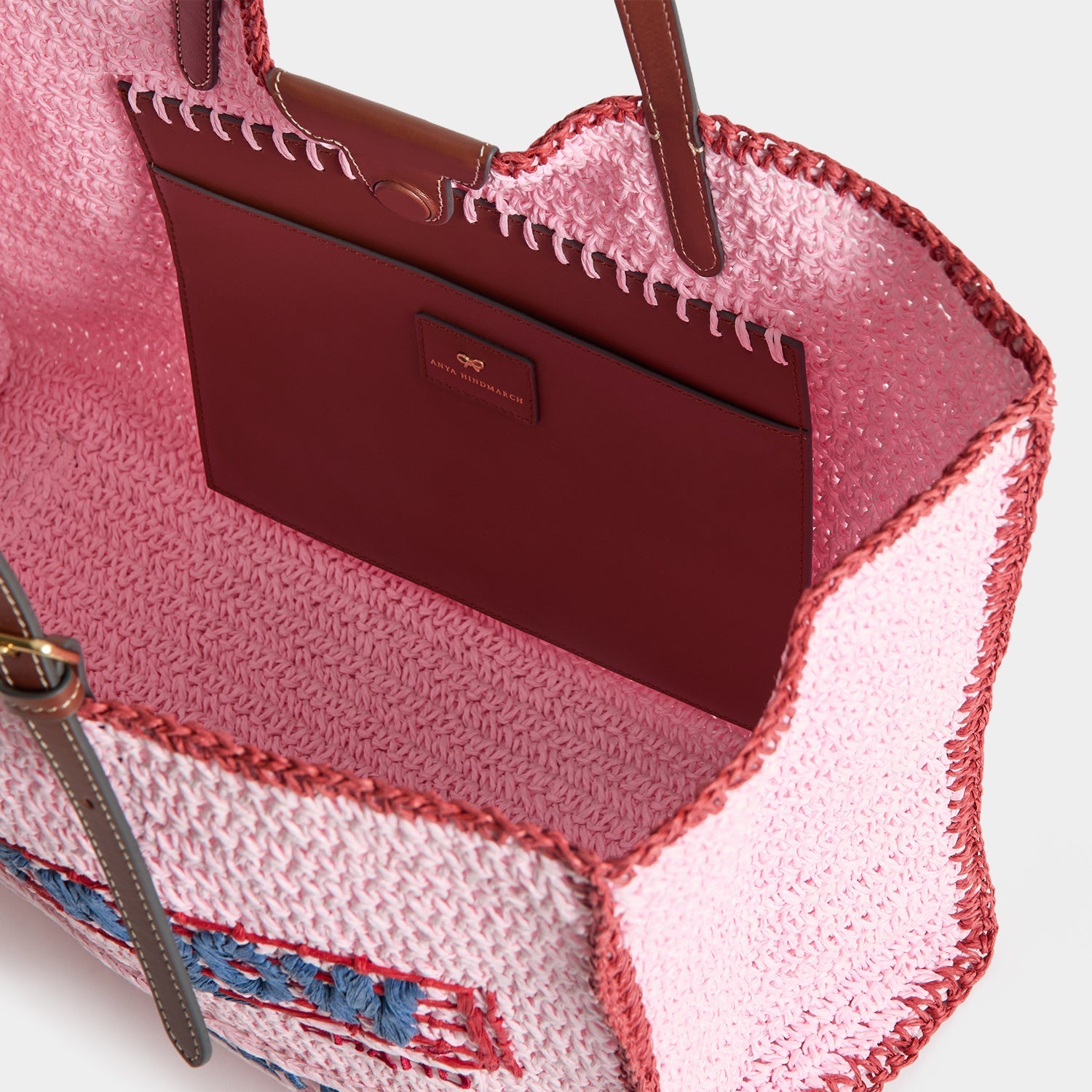 Anya Brands Sweet'N Low Raffia E/W Tote | Anya Hindmarch US
