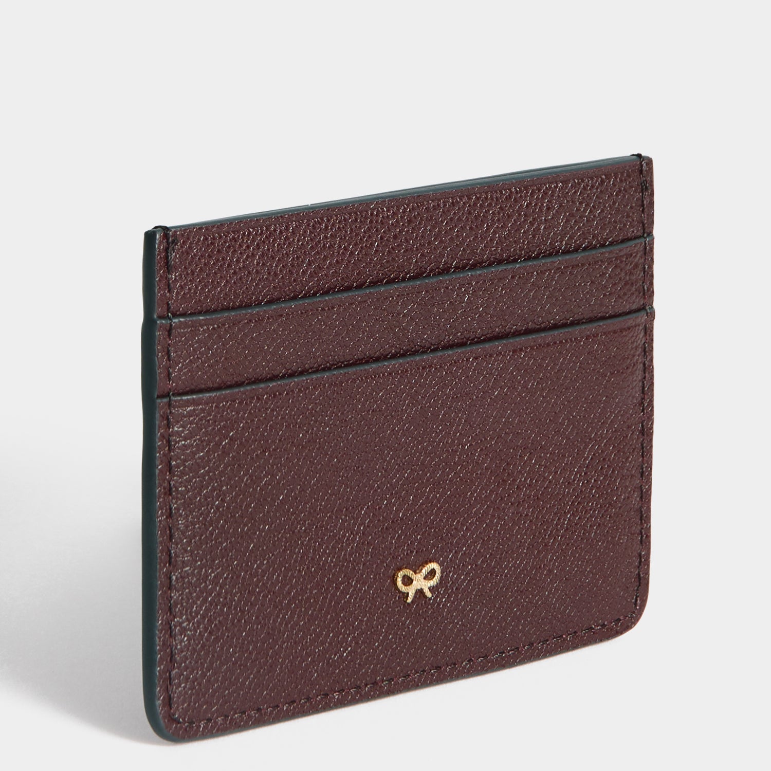Peeping Eyes Card Case -

          
            Capra Leather in Claret -
          

          Anya Hindmarch US
