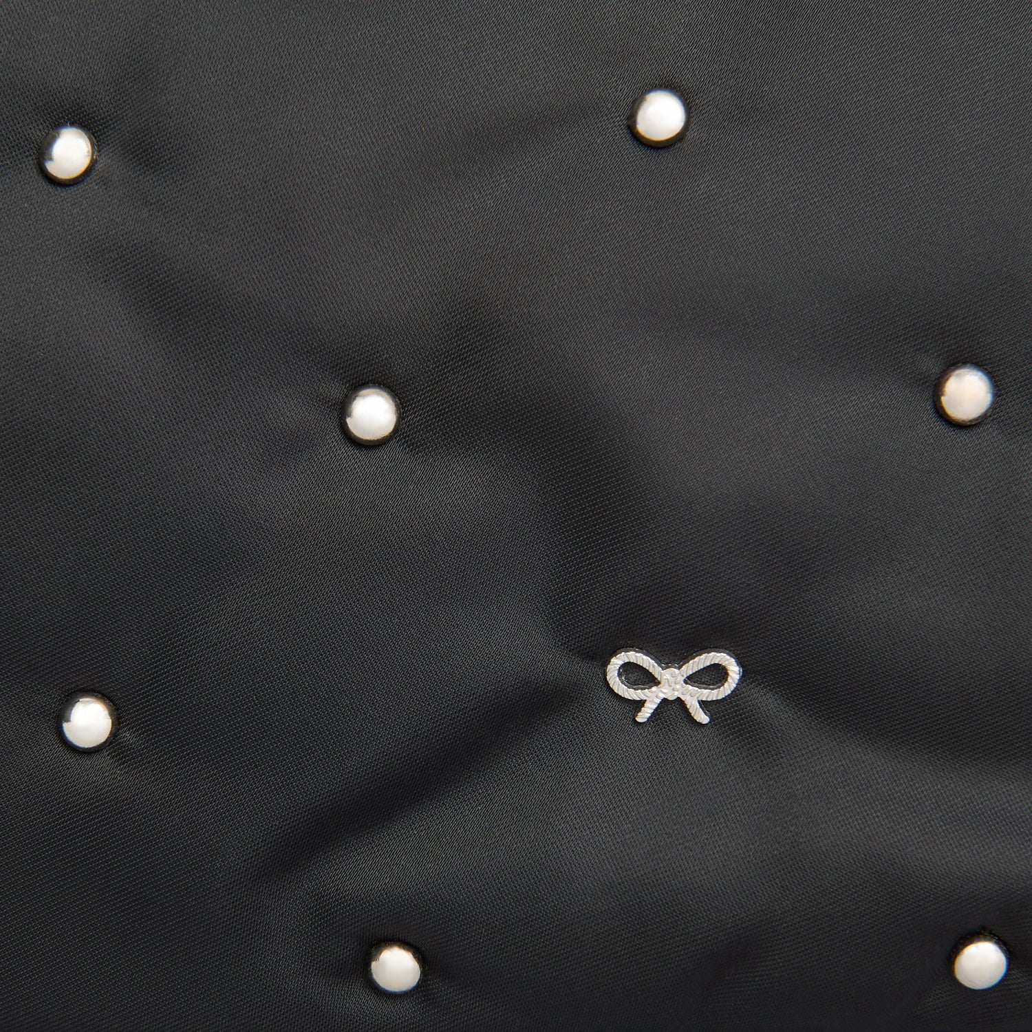 Studs Important Things Pouch -

          
            Recycled Satin/Calf Leather in Black -
          

          Anya Hindmarch US
