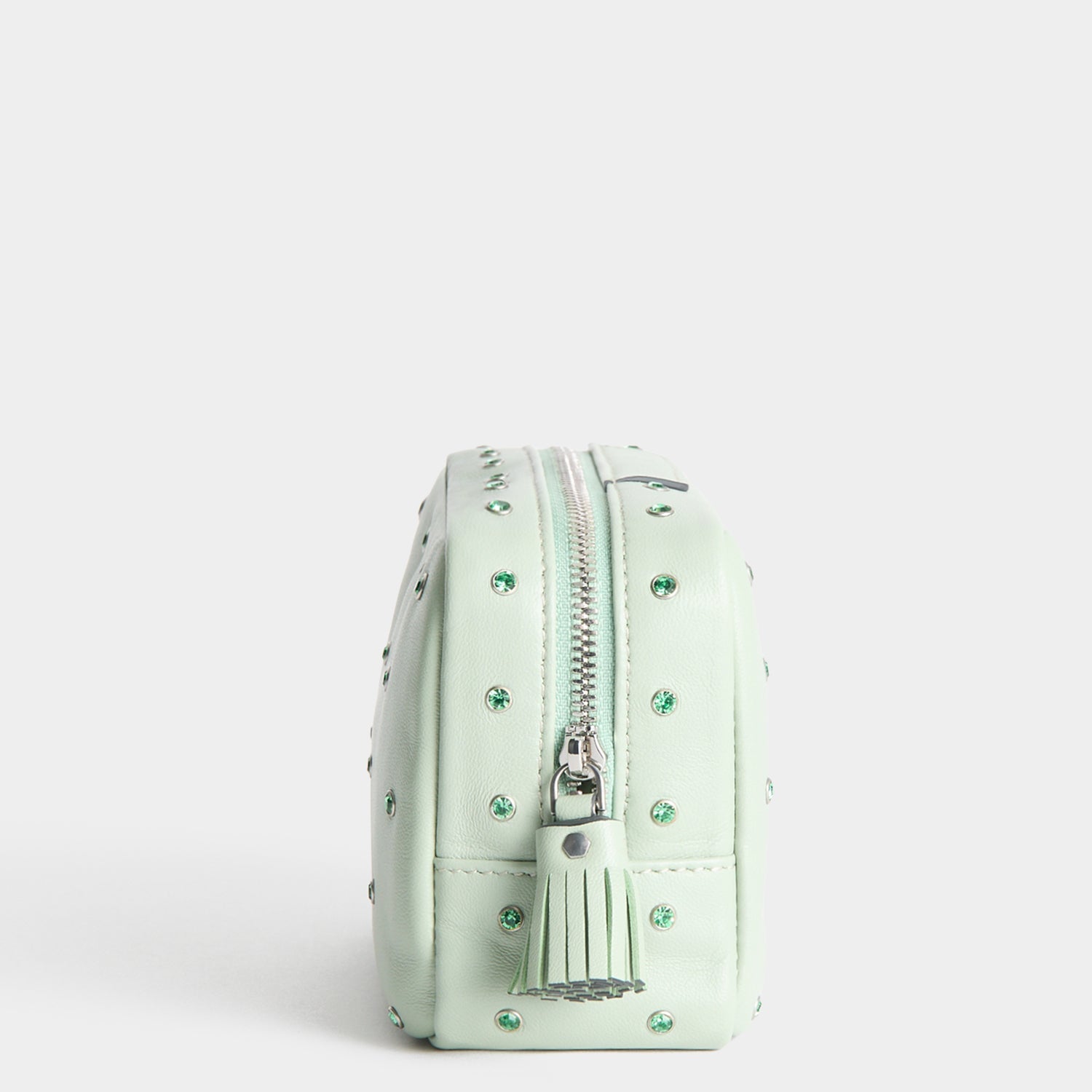 Crystals Important Things Pouch -

          
            Calf leather in Erinite green -
          

          Anya Hindmarch US
