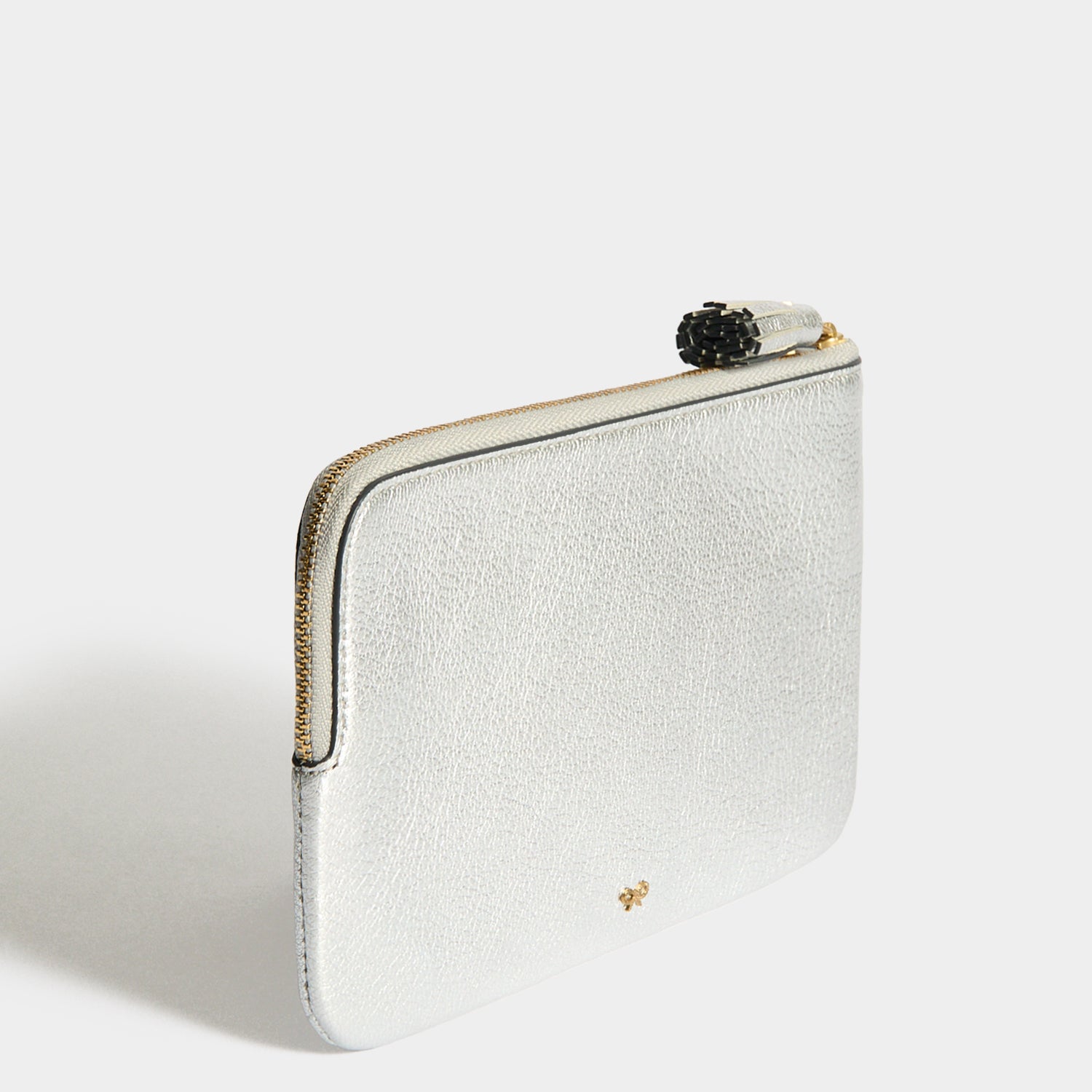 Anya Brands BAND-AID® Brand Zip Loose Pocket -

          
            Capra Leather in Silver -
          

          Anya Hindmarch US
