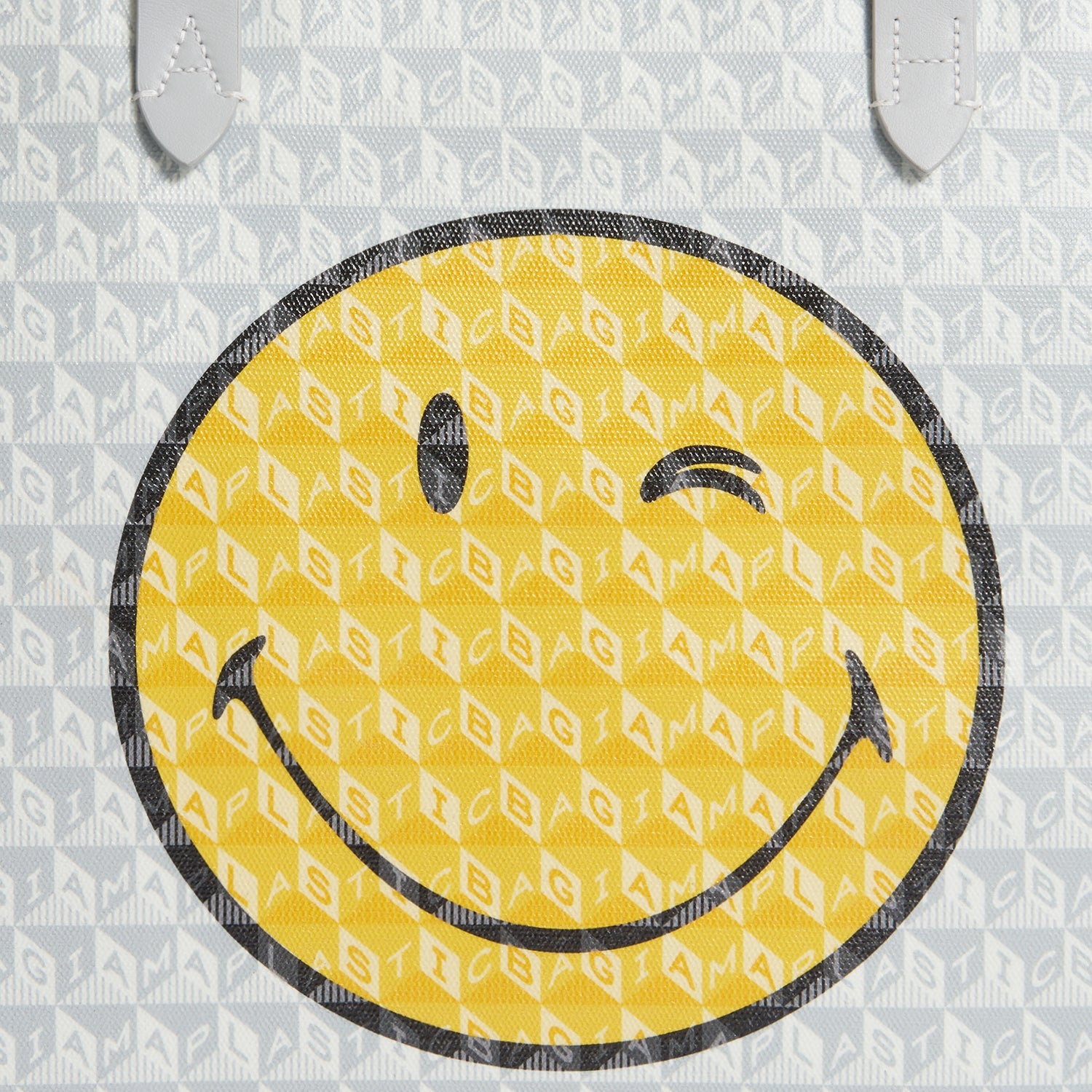 I Am A Plastic Bag Wink Zipped Tote -

          
            Recycled Canvas in Frost -
          

          Anya Hindmarch US
