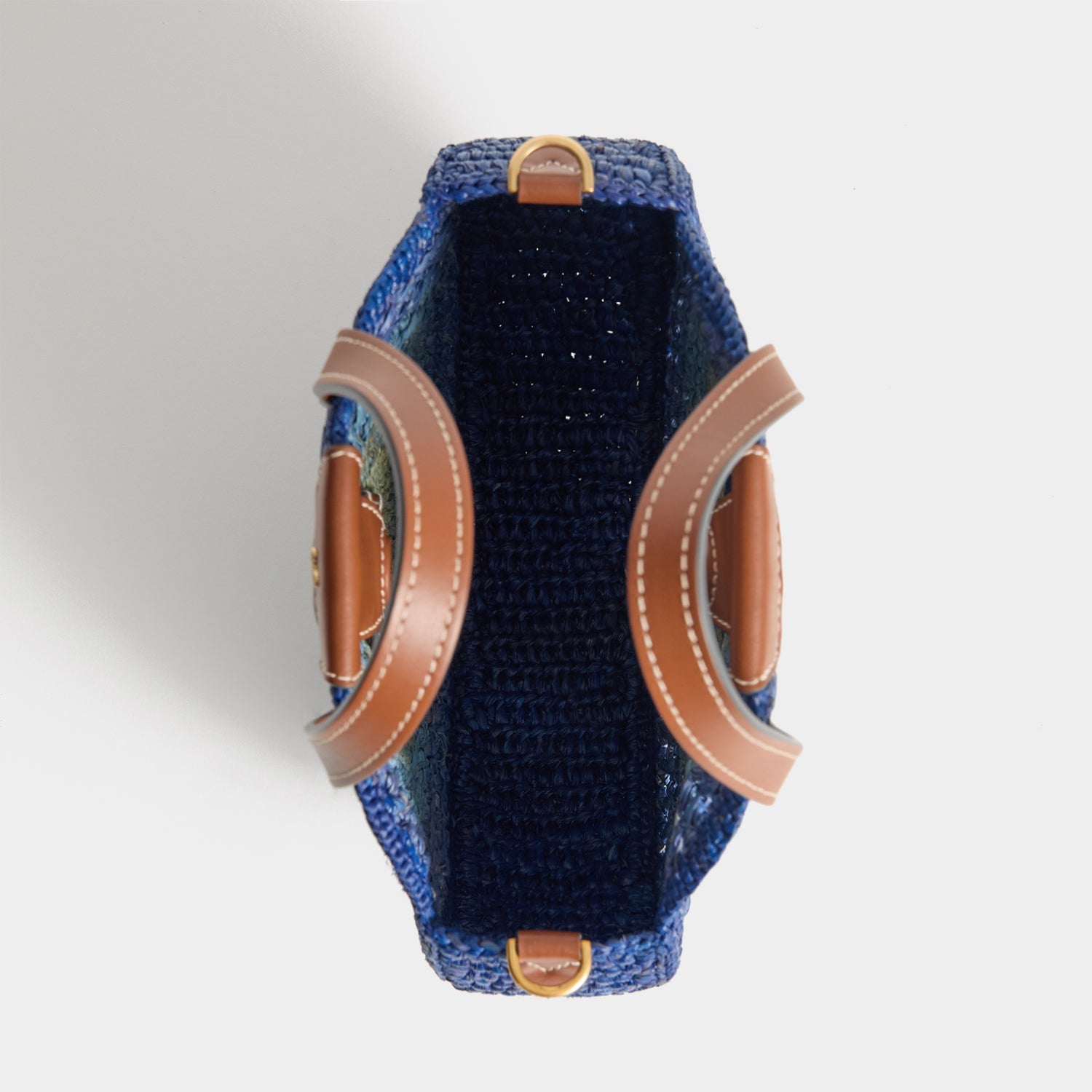 Raffia Small Round Bow Tote | Anya Hindmarch US