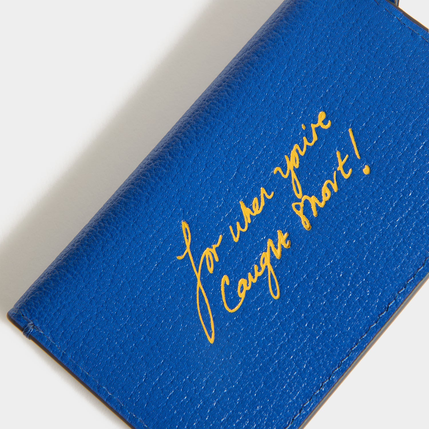 Bespoke Envelope Charm -

          
            Capra Leather in Cobalt -
          

          Anya Hindmarch US
