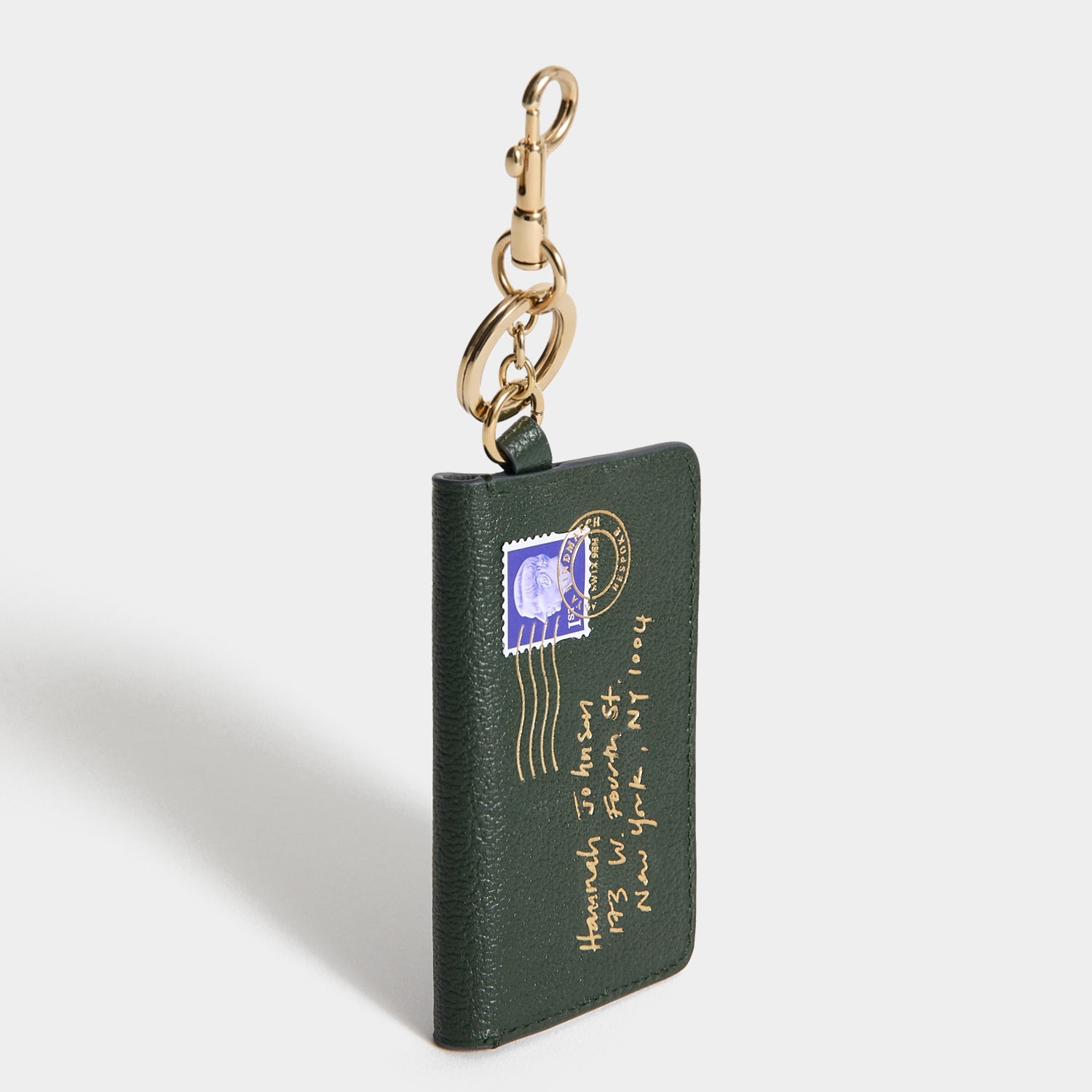 Bespoke Envelope Charm -

          
            Capra Leather in Forest Green -
          

          Anya Hindmarch US
