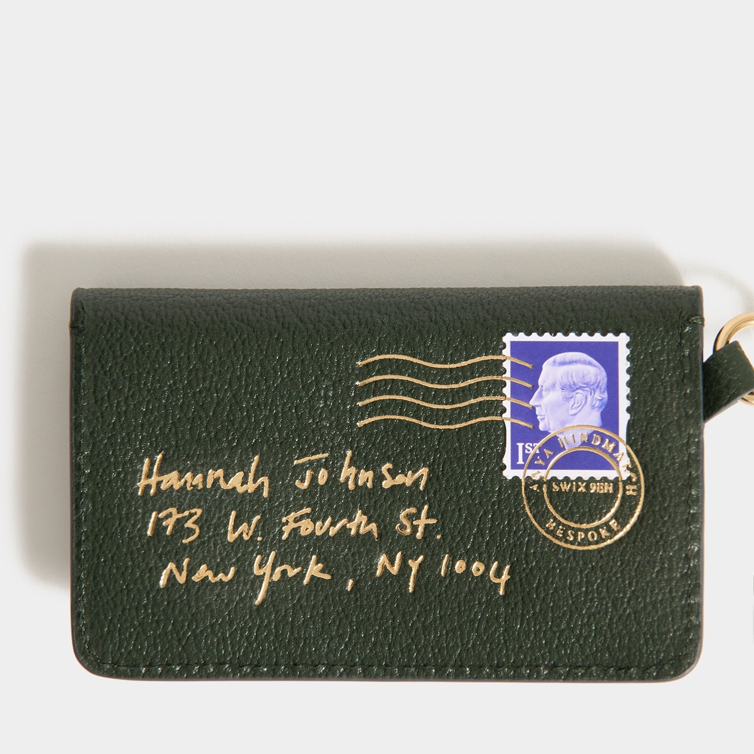 Bespoke Envelope Charm -

          
            Capra Leather in Forest Green -
          

          Anya Hindmarch US
