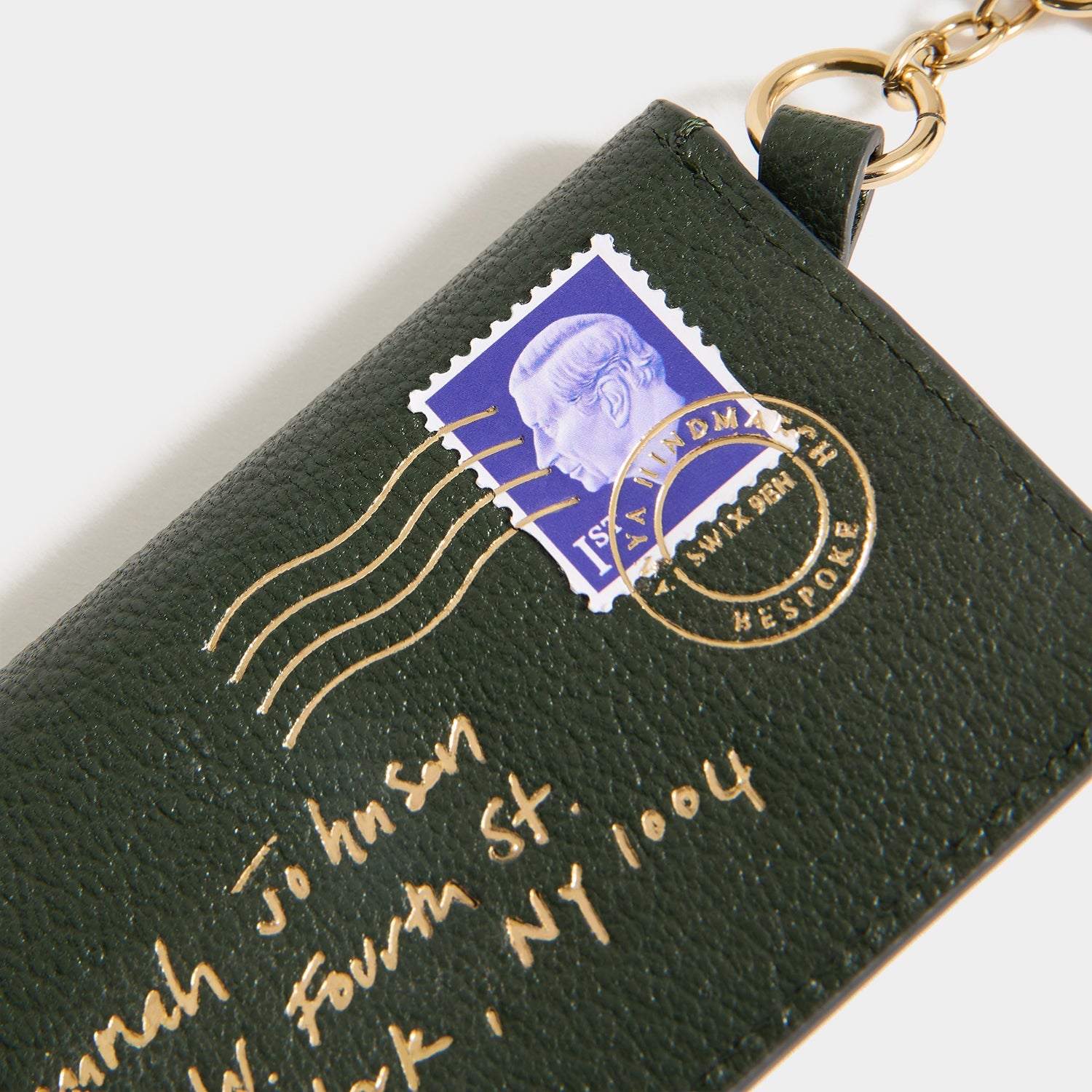 Bespoke Envelope Charm -

          
            Capra Leather in Forest Green -
          

          Anya Hindmarch US
