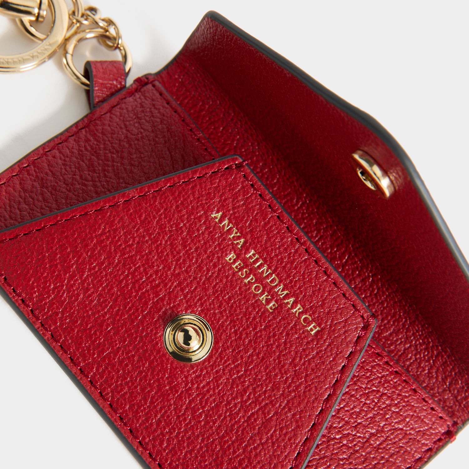 Bespoke Envelope Charm -

          
            Capra Leather in Red -
          

          Anya Hindmarch US
