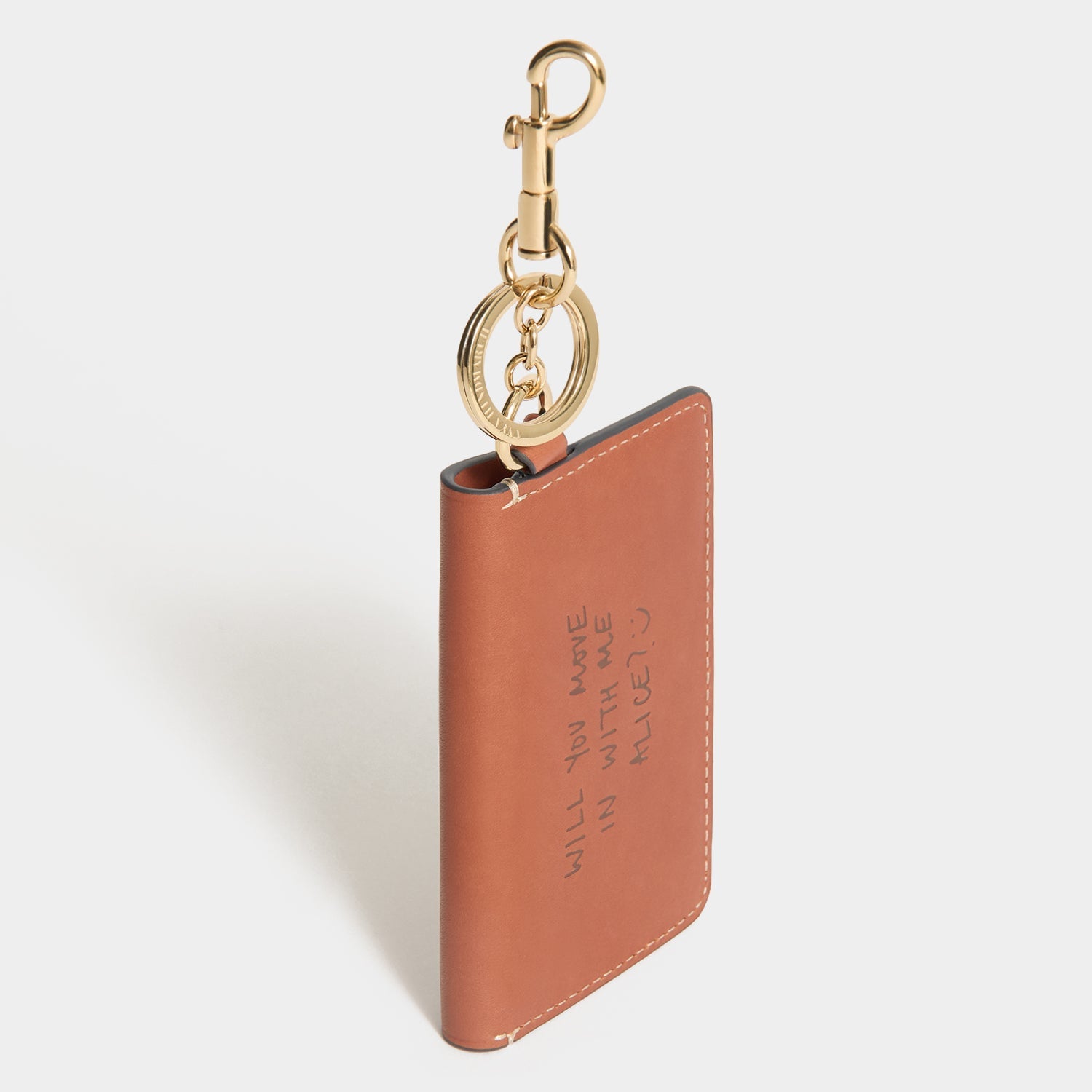 Bespoke Envelope Charm -

          
            Capra Leather in Tan -
          

          Anya Hindmarch US
