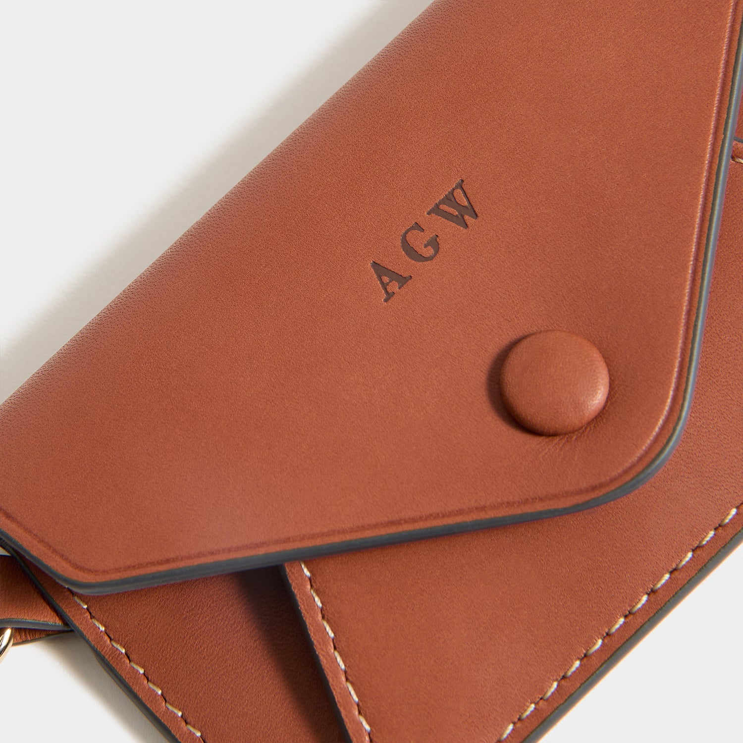 Bespoke Envelope Charm -

          
            Capra Leather in Tan -
          

          Anya Hindmarch US
