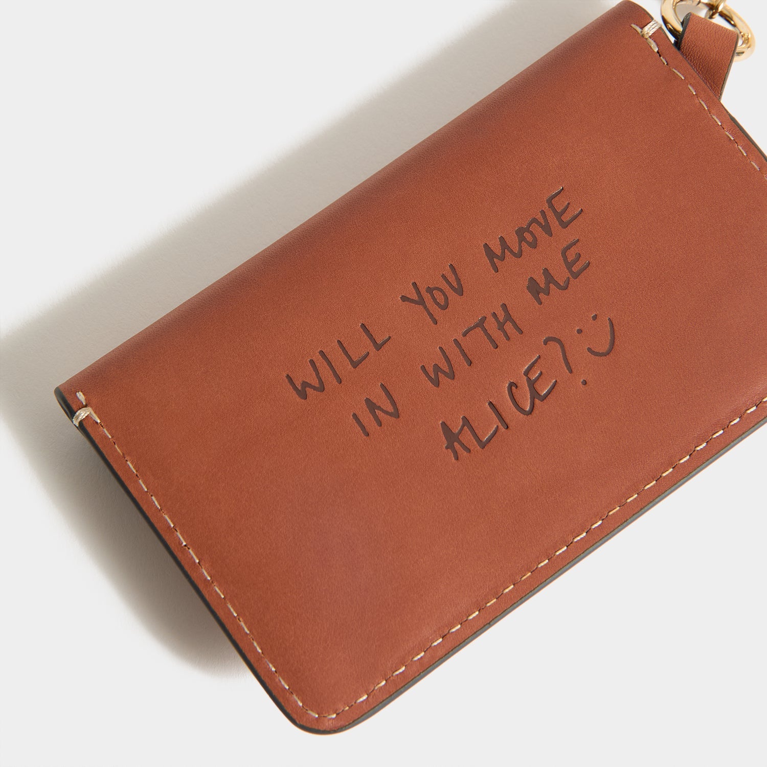 Bespoke Envelope Charm -

          
            Capra Leather in Tan -
          

          Anya Hindmarch US
