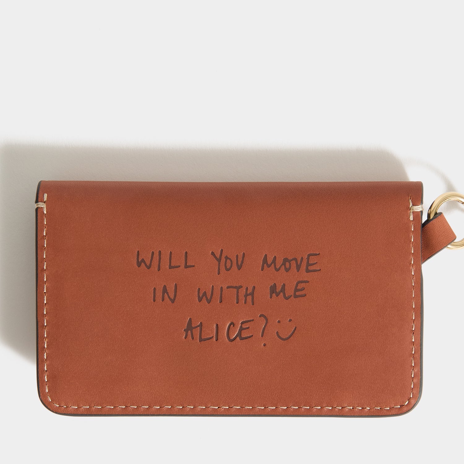 Bespoke Envelope Charm -

          
            Capra Leather in Tan -
          

          Anya Hindmarch US
