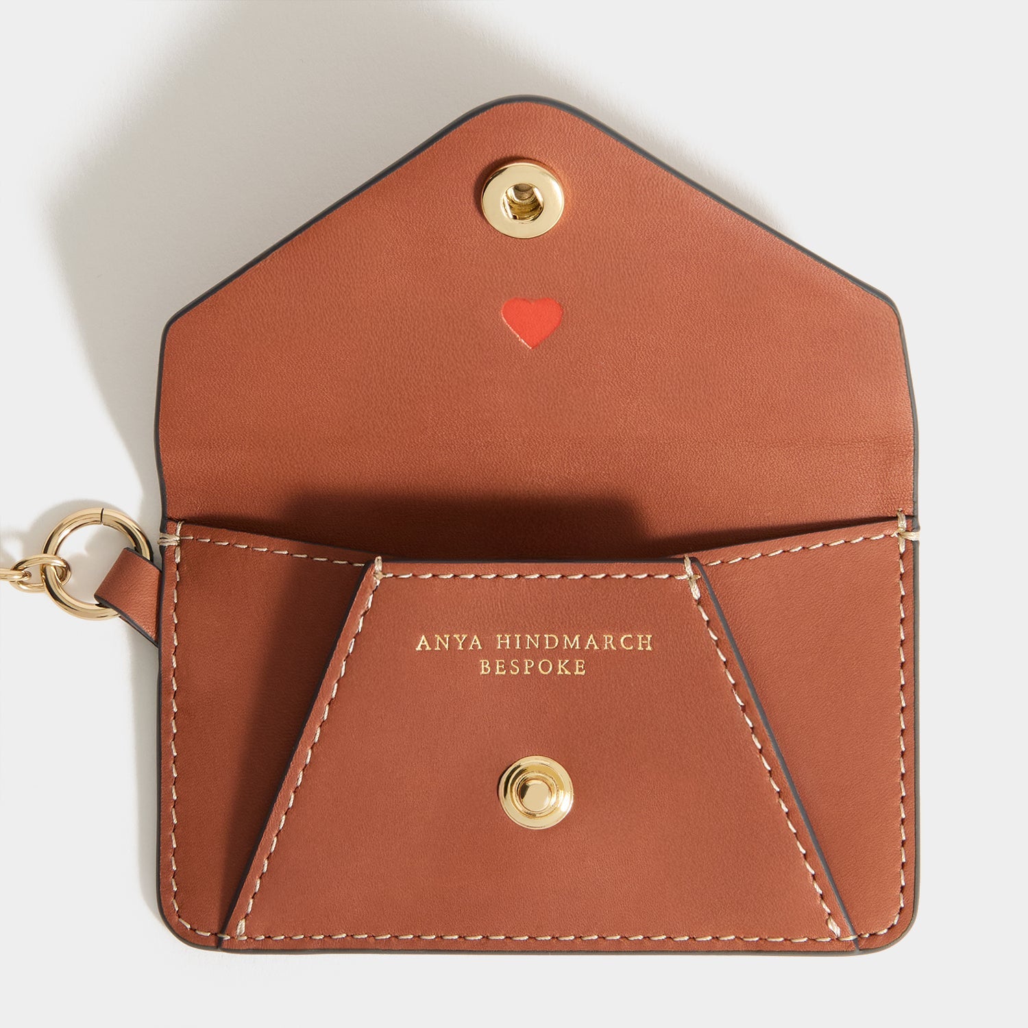 Bespoke Envelope Charm -

          
            Capra Leather in Tan -
          

          Anya Hindmarch US
