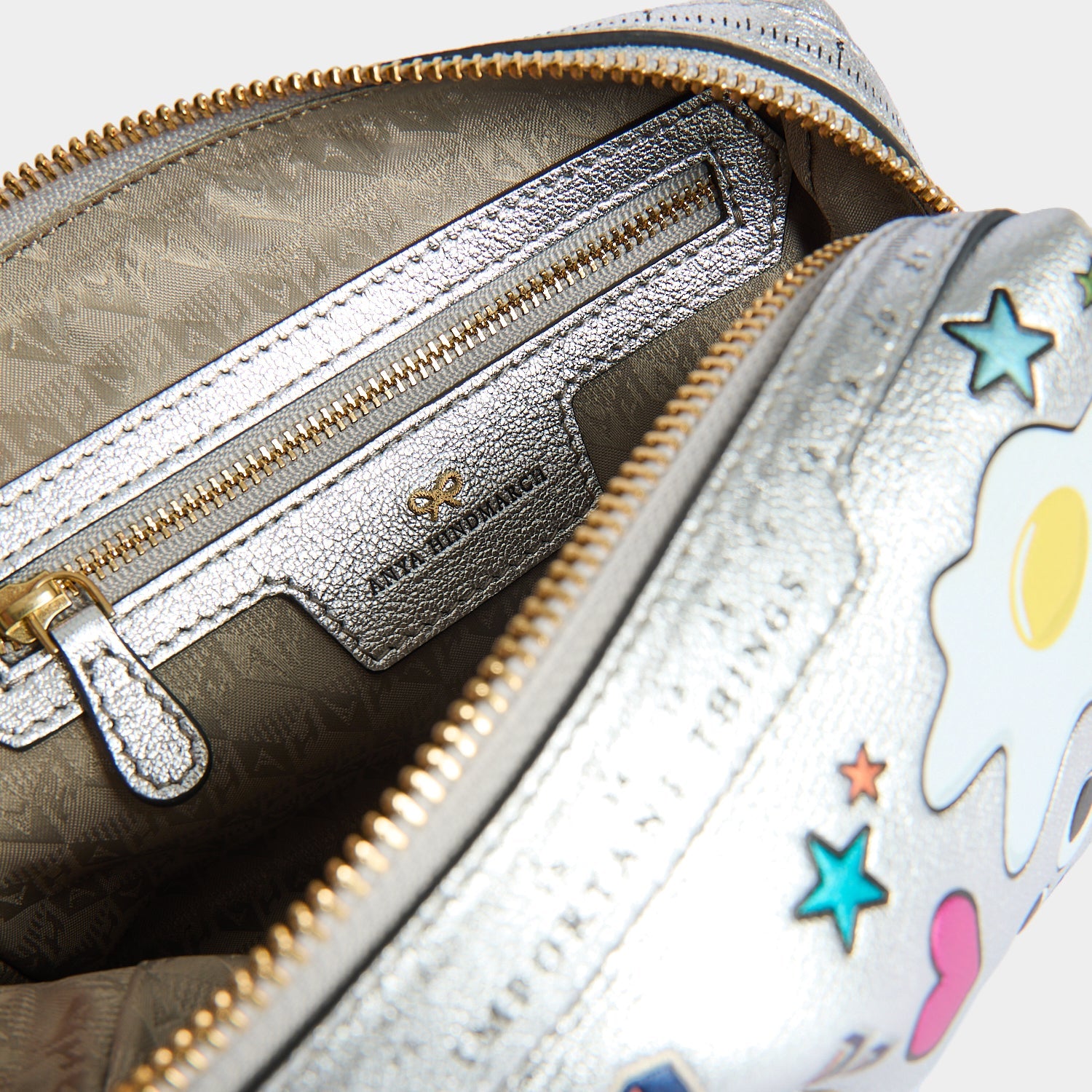 All Over Stickers Important Things Pouch | Anya Hindmarch US