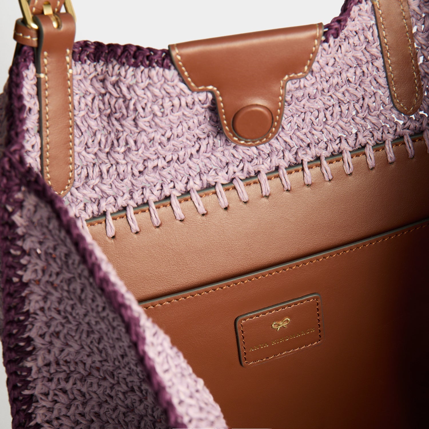 N/S Paper Raffia Wink Tote | Anya Hindmarch US