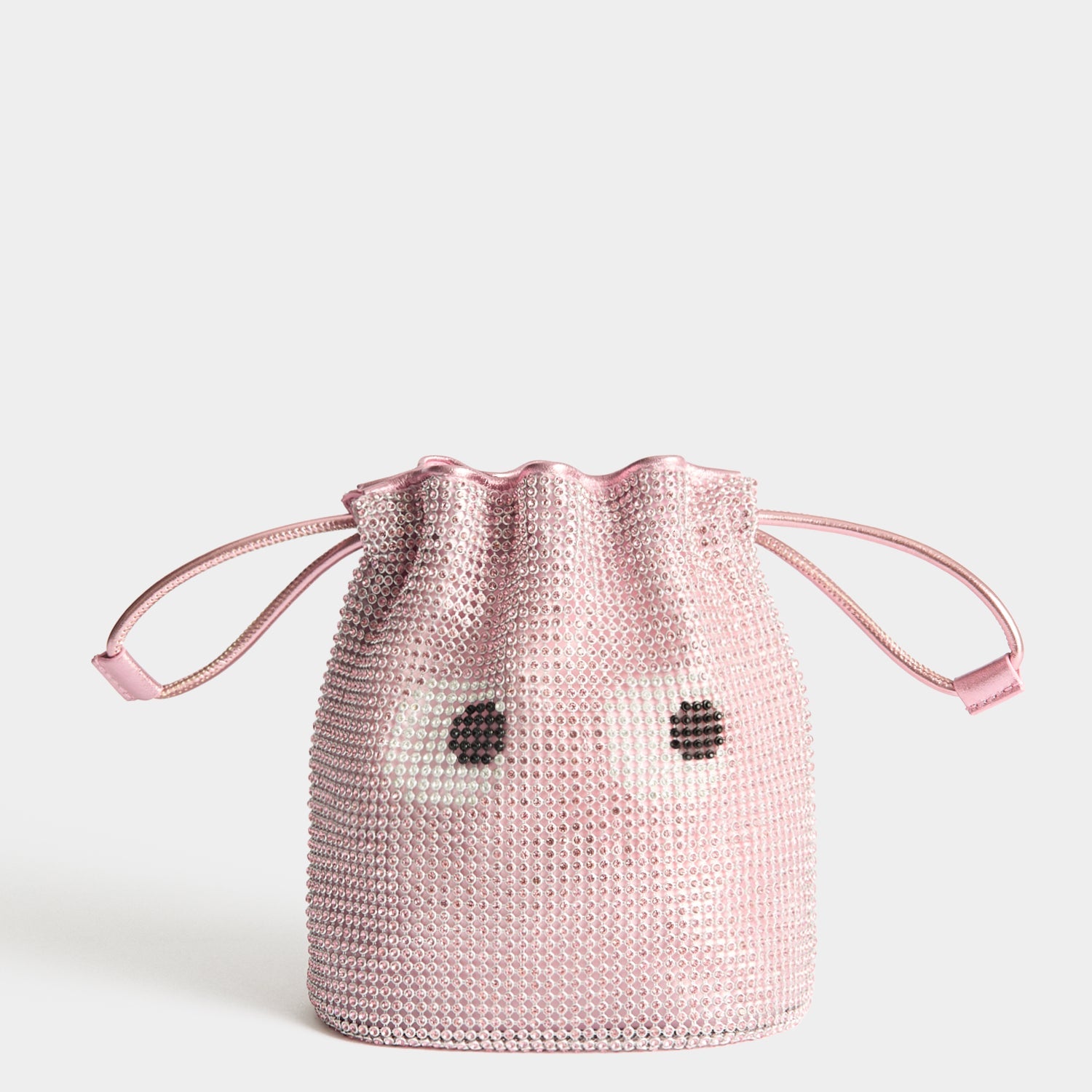 Eyes Crystal Drawstring Pouch | Anya Hindmarch US