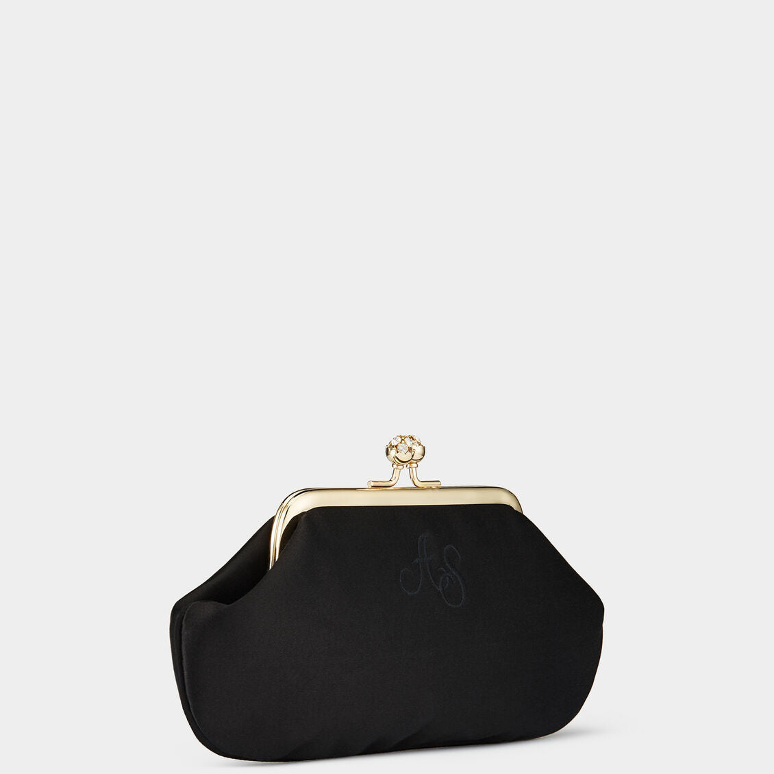 Bespoke Maud Clutch -

          
            Satin in ink Black -
          

          Anya Hindmarch US
