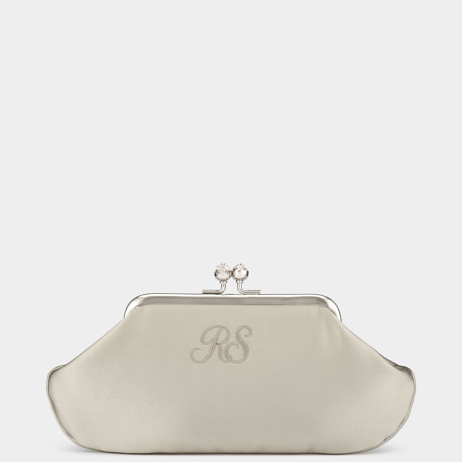 Bespoke Maud Clutch -

          
            Satin in Silver -
          

          Anya Hindmarch US
