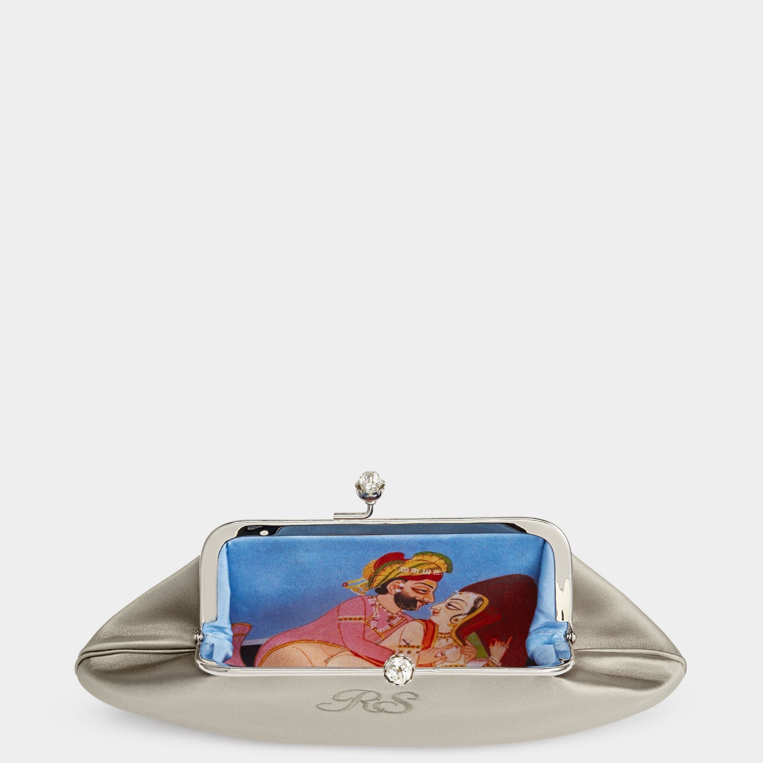 Bespoke Maud Clutch -

          
            Satin in Silver -
          

          Anya Hindmarch US
