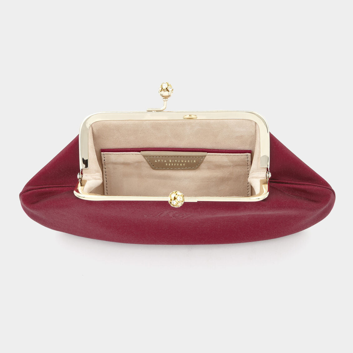 Bespoke Maud Clutch -

          
            Satin in Claret -
          

          Anya Hindmarch US
