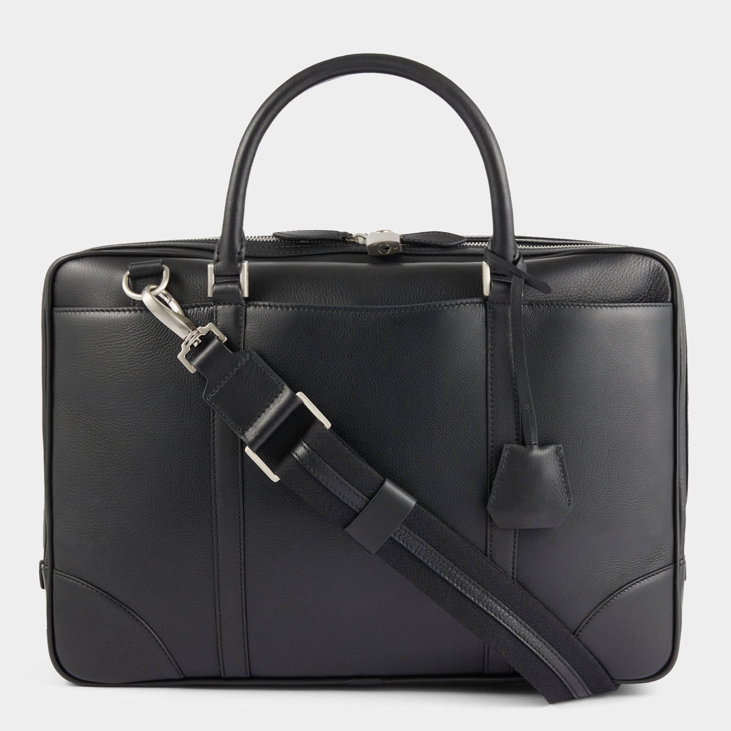 Bespoke Seymour Briefcase -

          
            Butter in Black -
          

          Anya Hindmarch US
