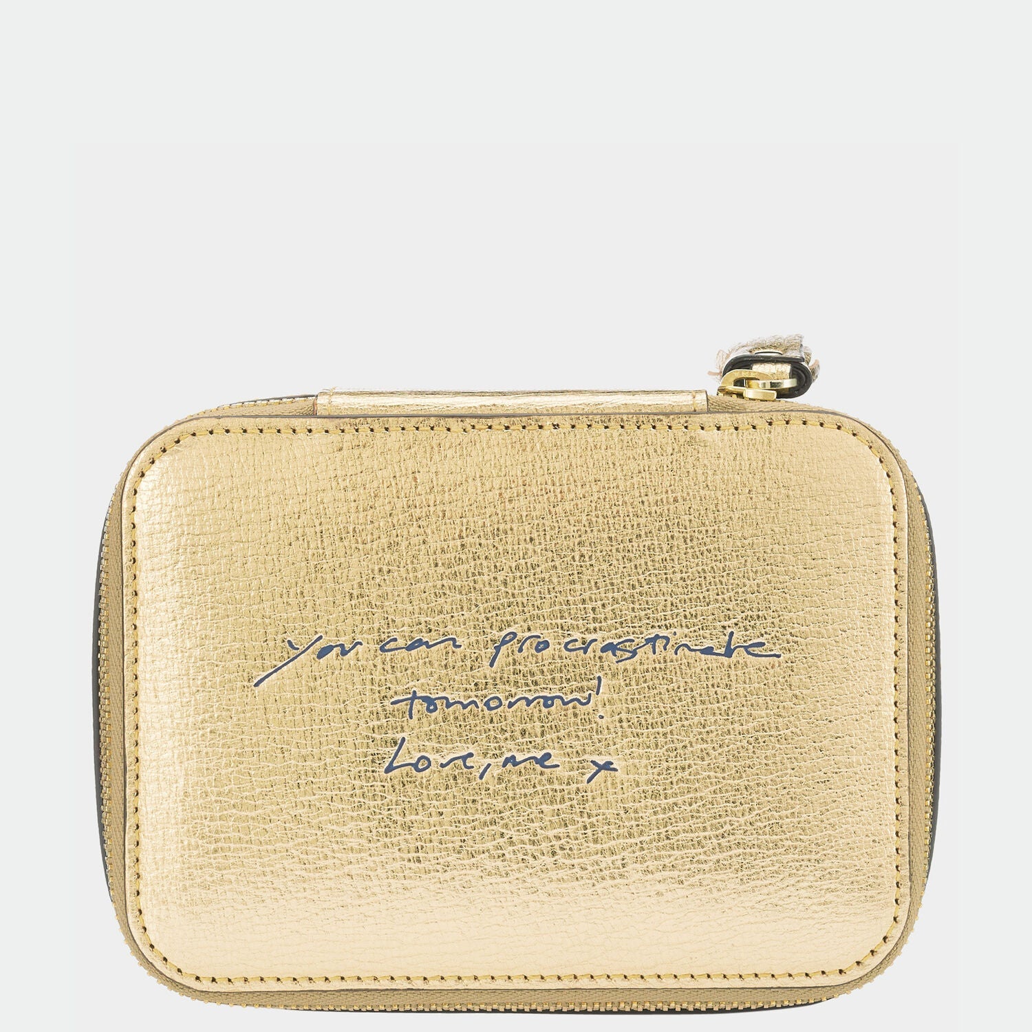 Bespoke Medium Keepsake Box -

          
            Metallic Capra in Pale Gold -
          

          Anya Hindmarch US
