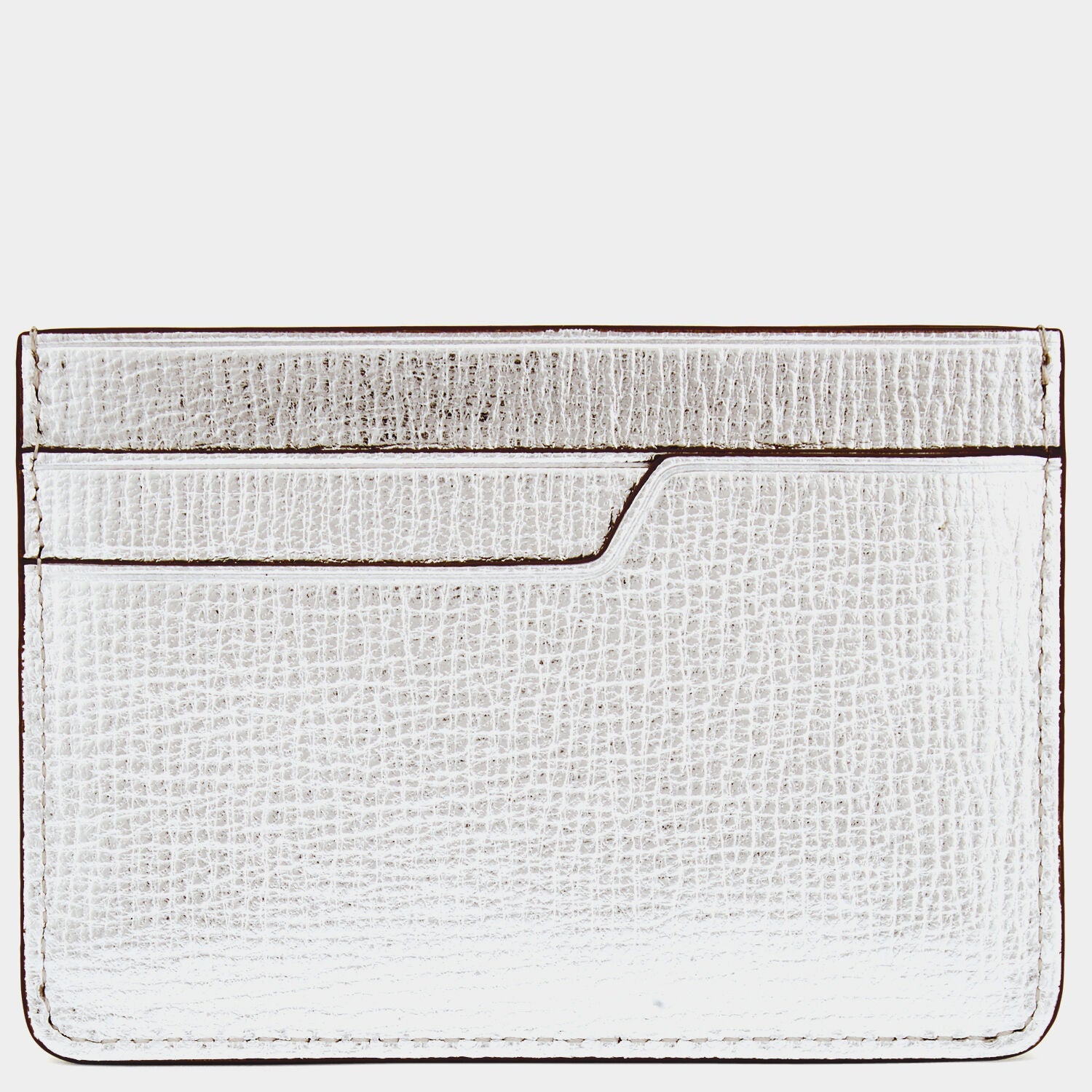 Eyes Card Case -

          
            Capra Leather in Silver Metallic -
          

          Anya Hindmarch US
