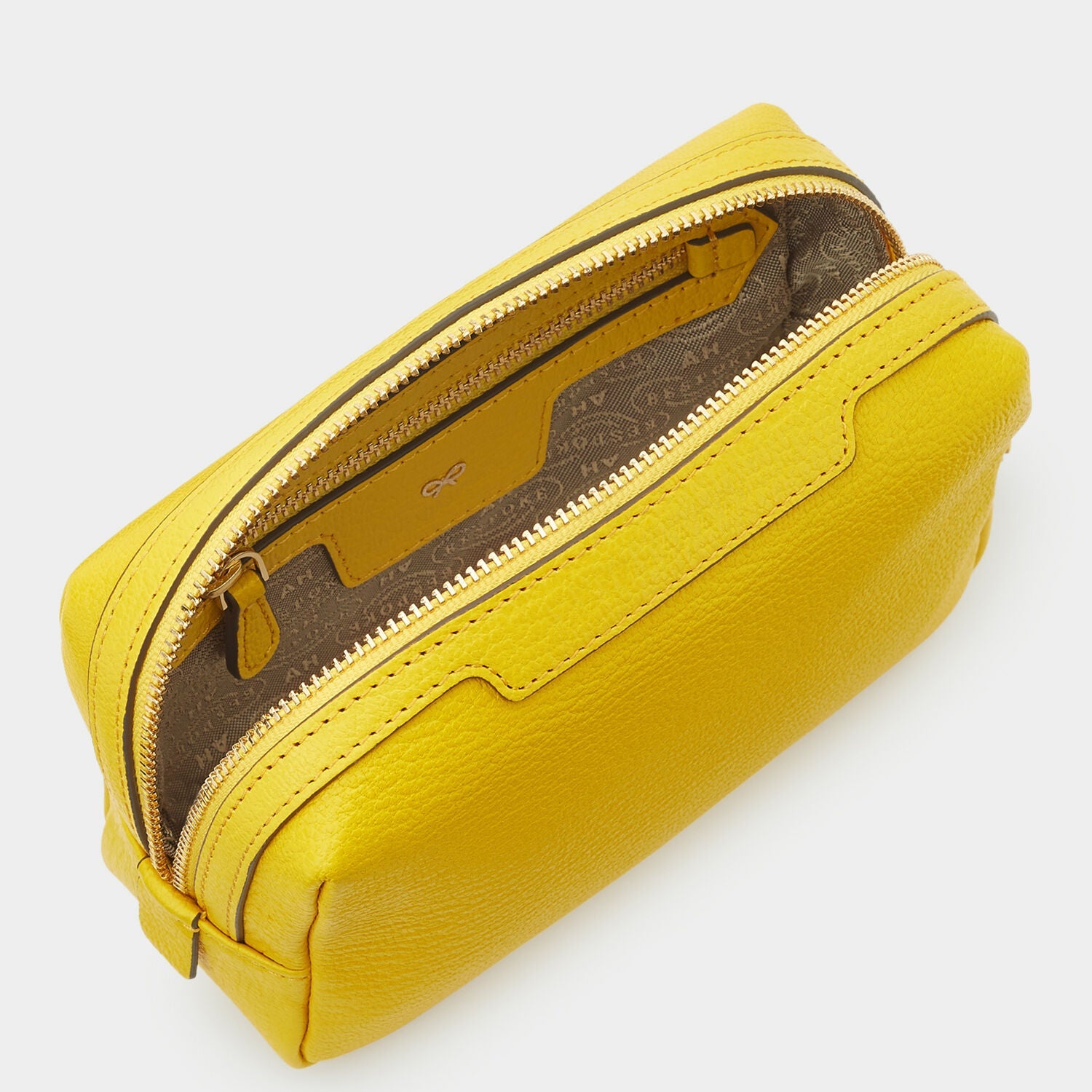 Bespoke Small Pouch -

          
            Capra Leather in Yellow -
          

          Anya Hindmarch US
