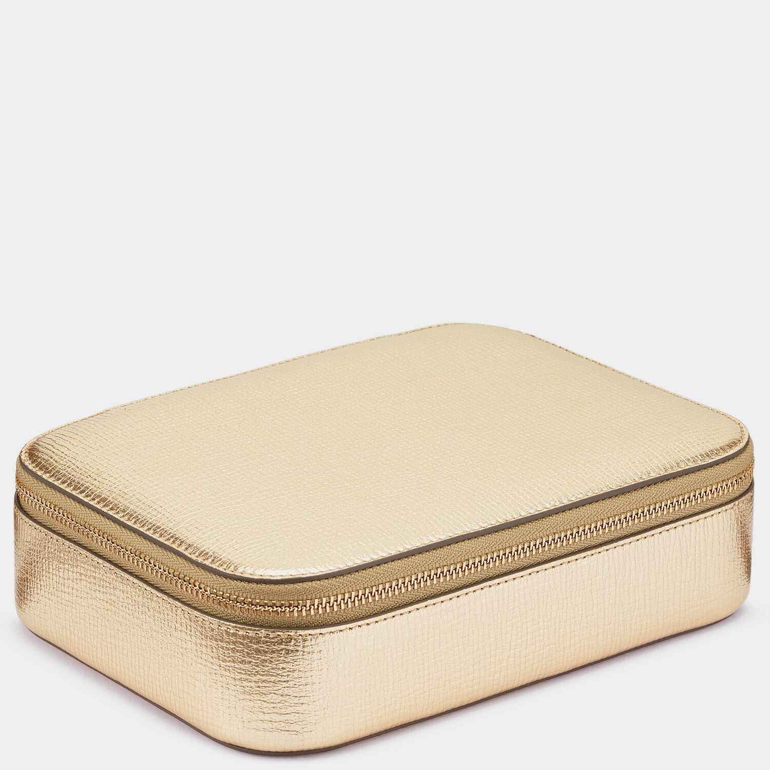 Bespoke Large Keepsake Box -

          
            Metallic Capra Leather in Pale Gold -
          

          Anya Hindmarch US
