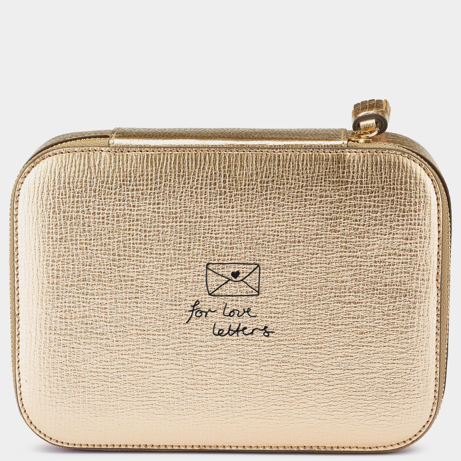 Bespoke Large Keepsake Box -

          
            Metallic Capra Leather in Pale Gold -
          

          Anya Hindmarch US
