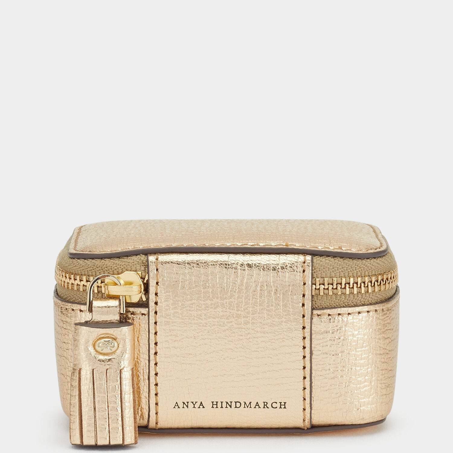 Bespoke Small Keepsake Box -

          
            Metallic Capra in Pale Gold -
          

          Anya Hindmarch US
