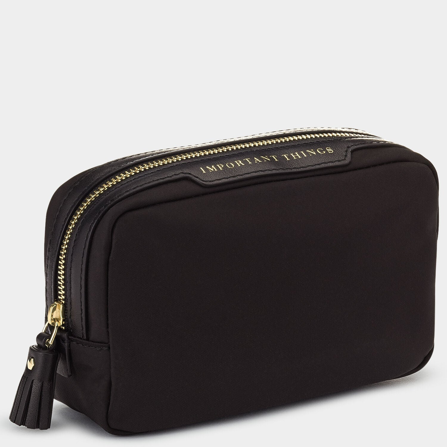 Important Things Pouch -

          
            Econyl® Regenerated Nylon in Black -
          

          Anya Hindmarch US
