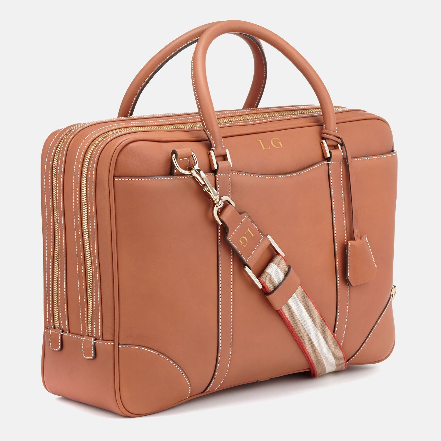 Bespoke Seymour Briefcase -

          
            Butter Leather in Tan -
          

          Anya Hindmarch US
