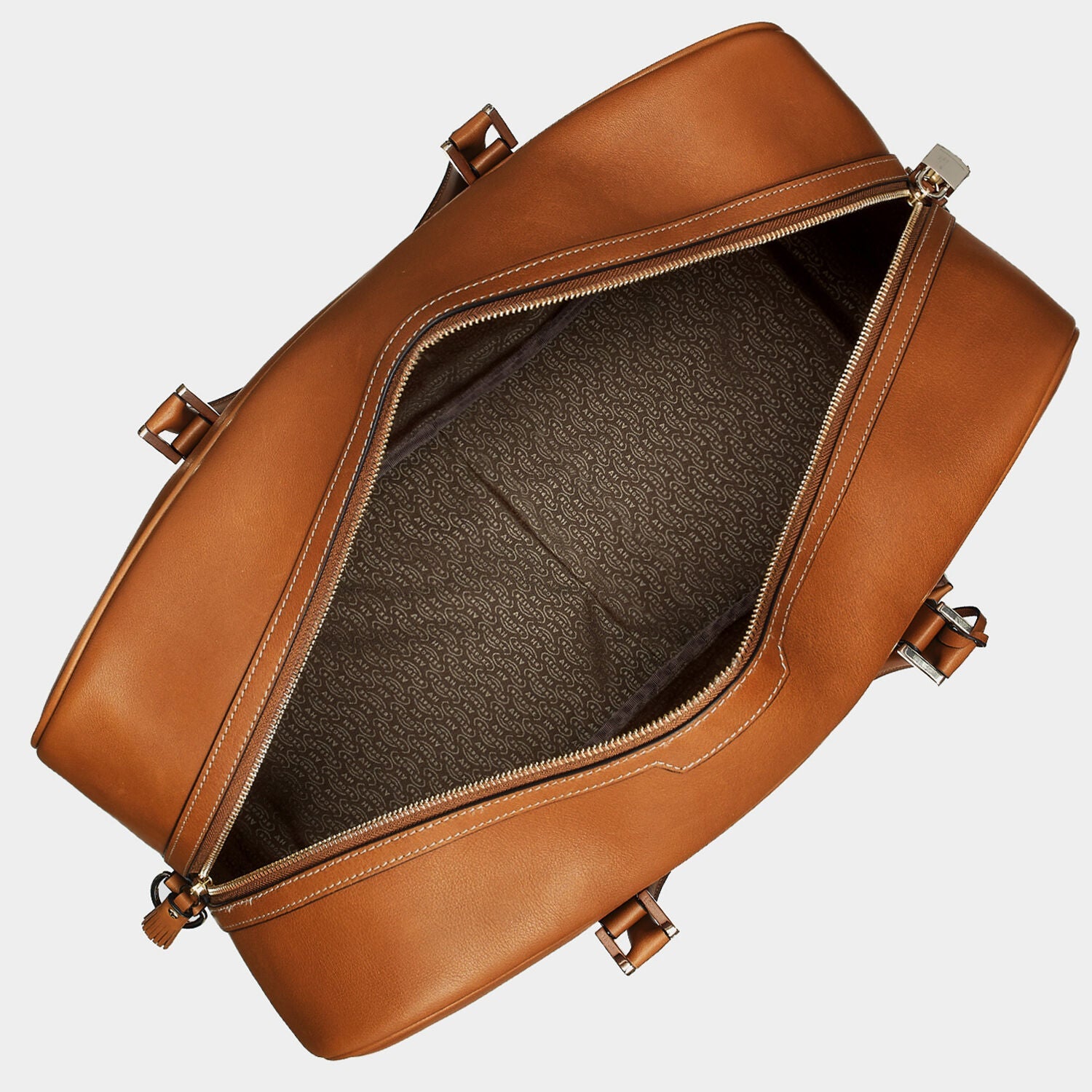 Bespoke Latimer Weekend Bag -

          
            Butter Leather in Tan -
          

          Anya Hindmarch US
