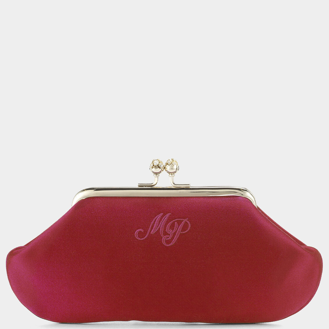 Bespoke Maud Clutch -

          
            Satin in Red -
          

          Anya Hindmarch US
