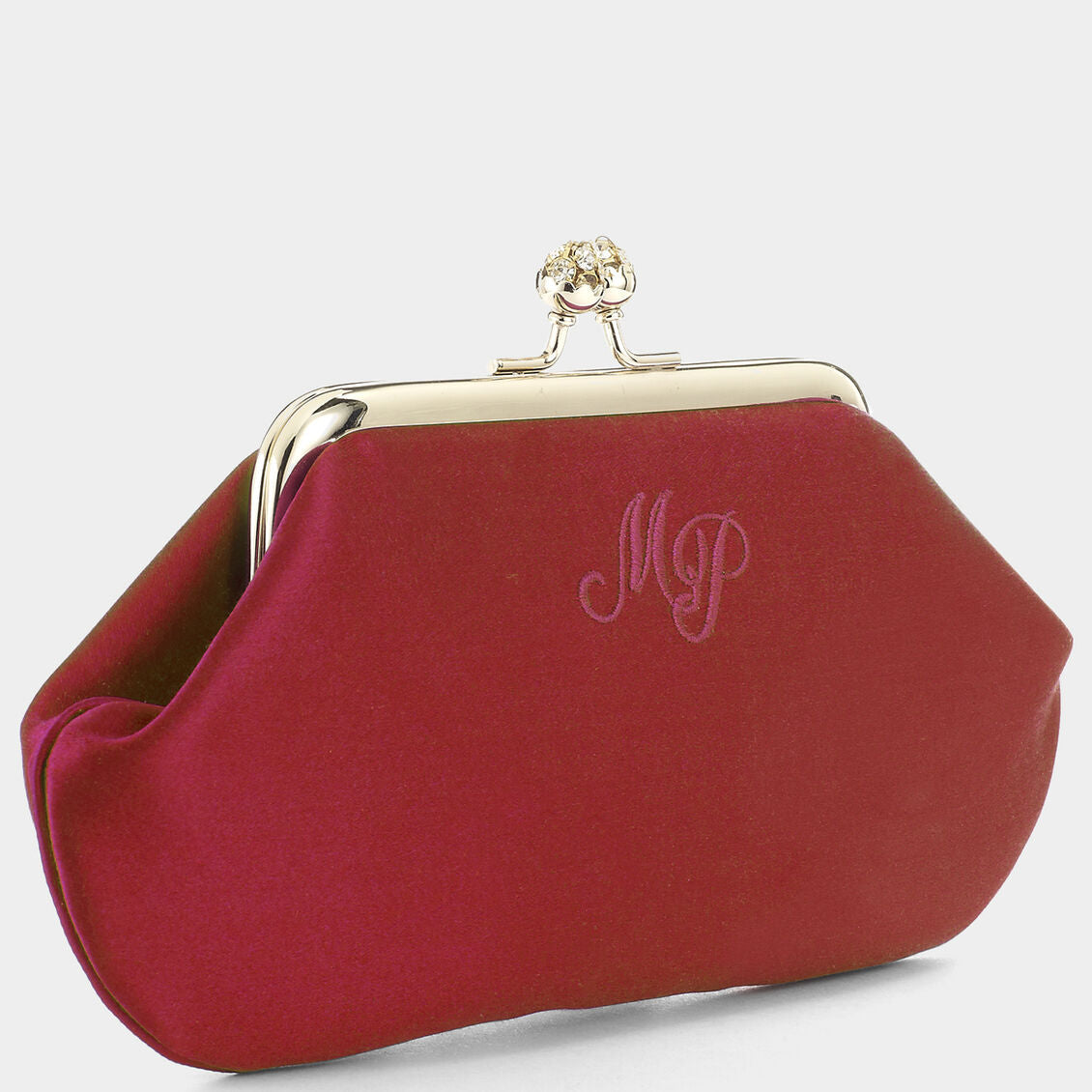 Bespoke Maud Clutch -

          
            Satin in Red -
          

          Anya Hindmarch US
