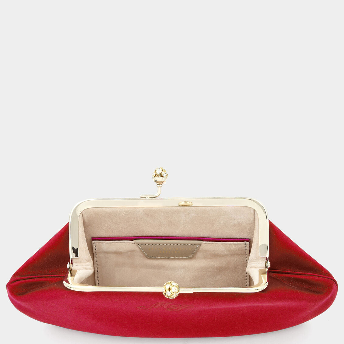 Bespoke Maud Clutch -

          
            Satin in Red -
          

          Anya Hindmarch US
